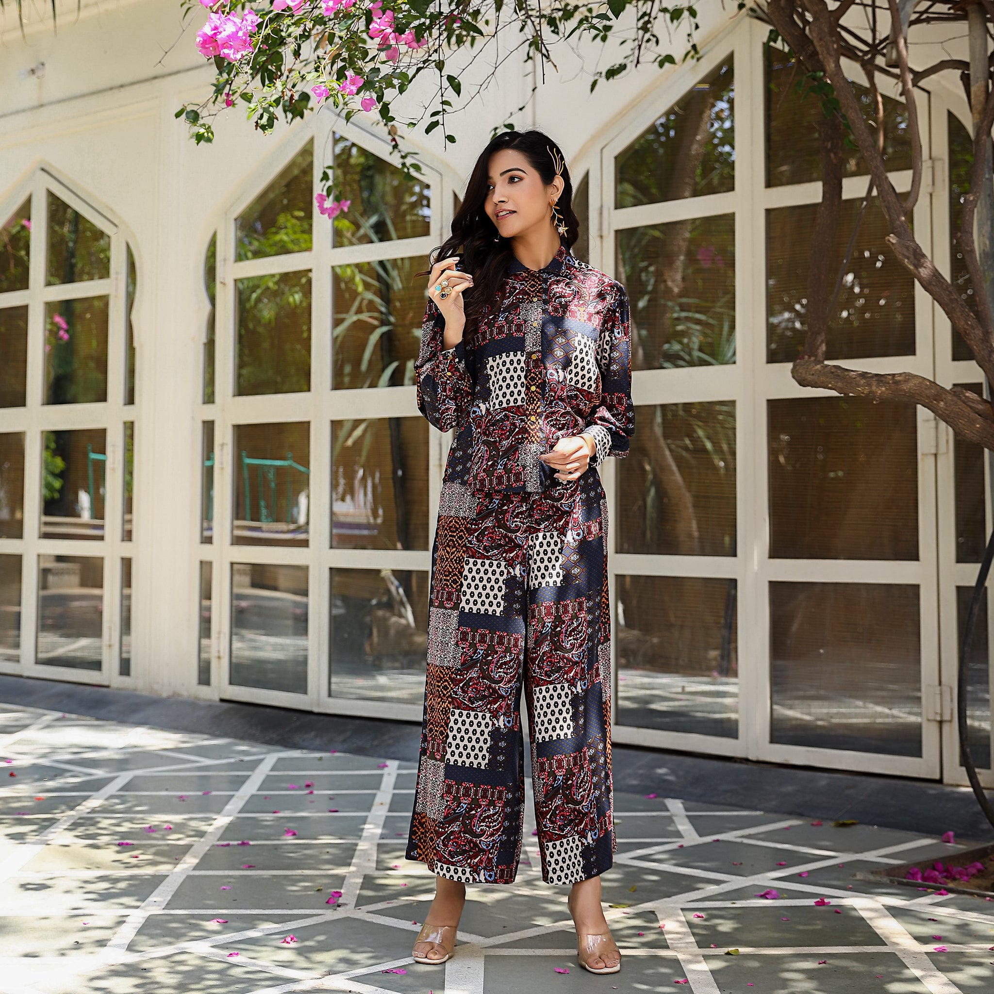 Zayna Multicolor Cotton Co-Ord Set