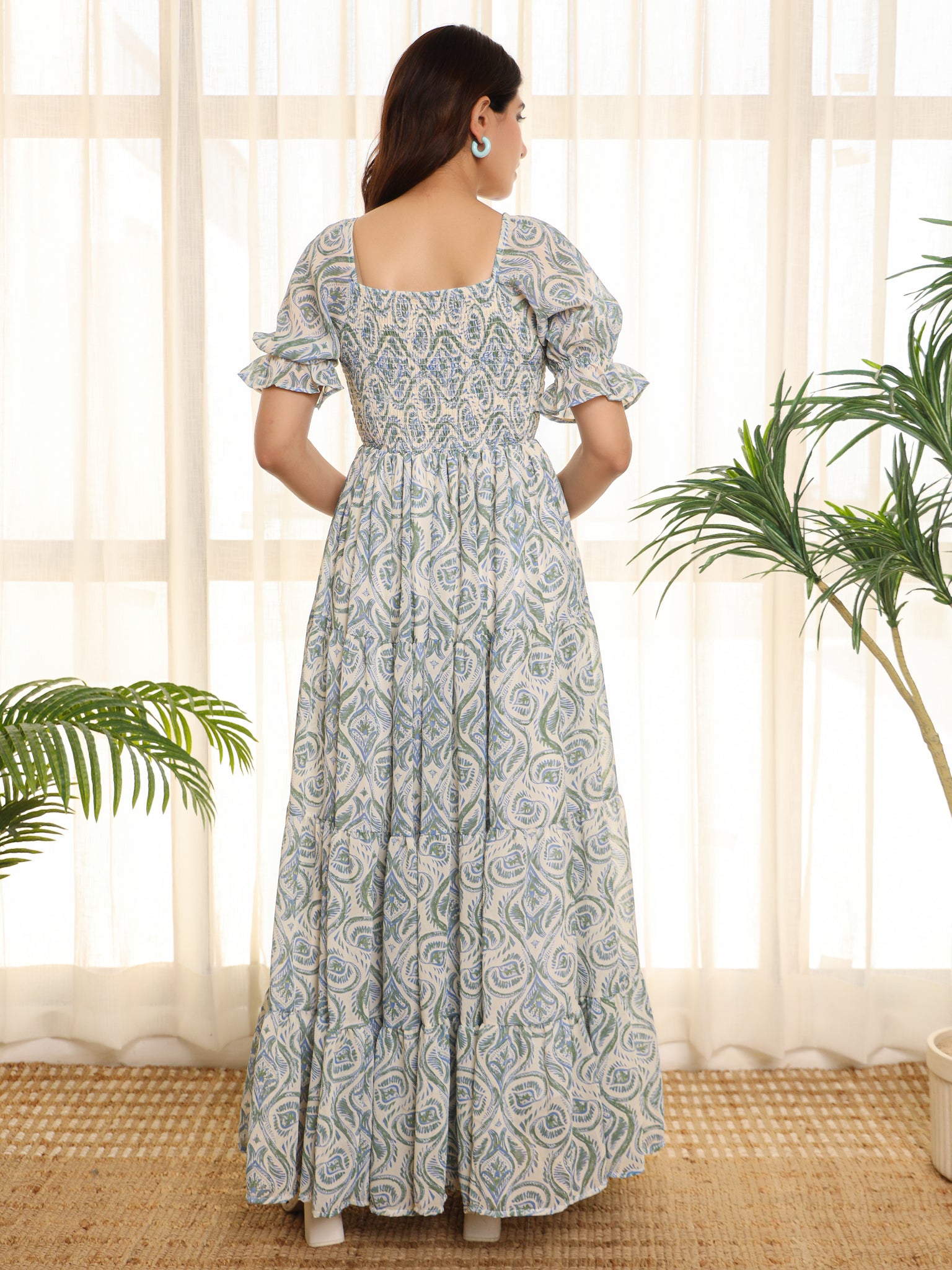 Emma Multicolor Floral Maxi Dress