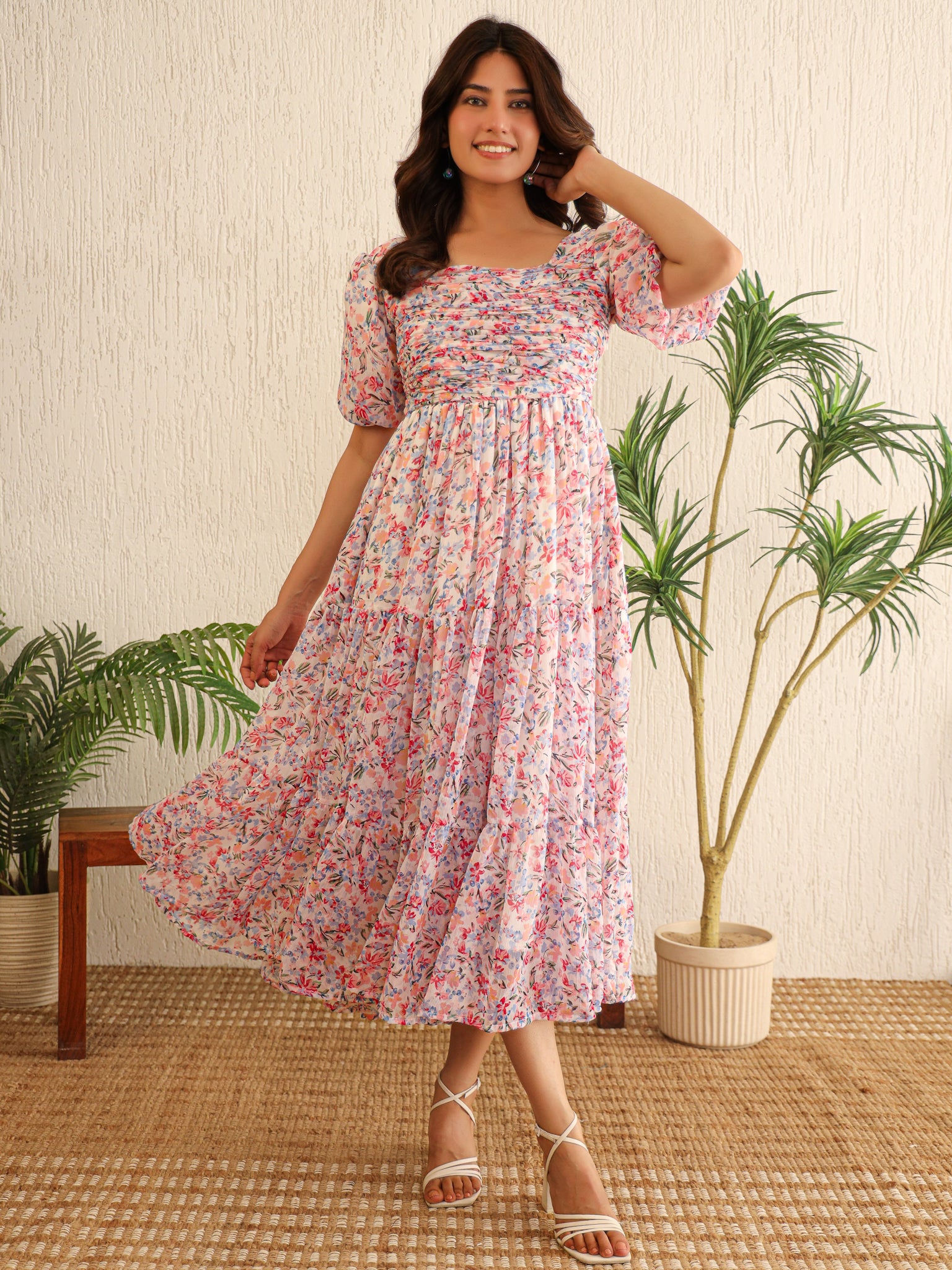 Crayson Multicolor Floral Maxi Dress