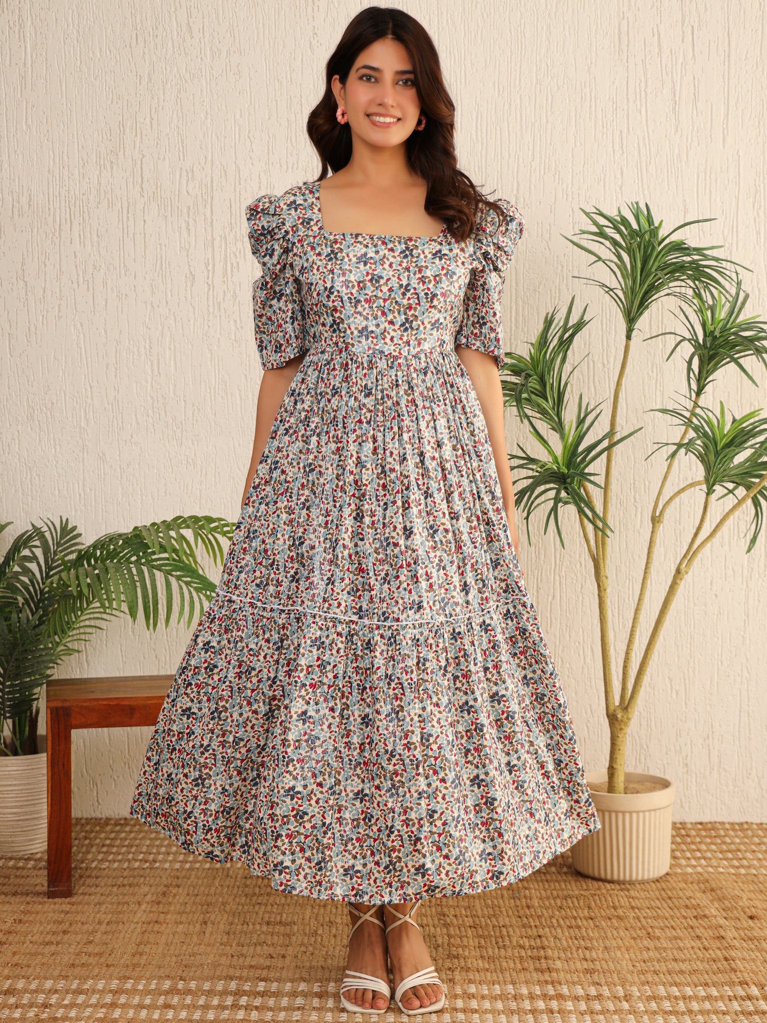 Kim Cotton Floral Dress