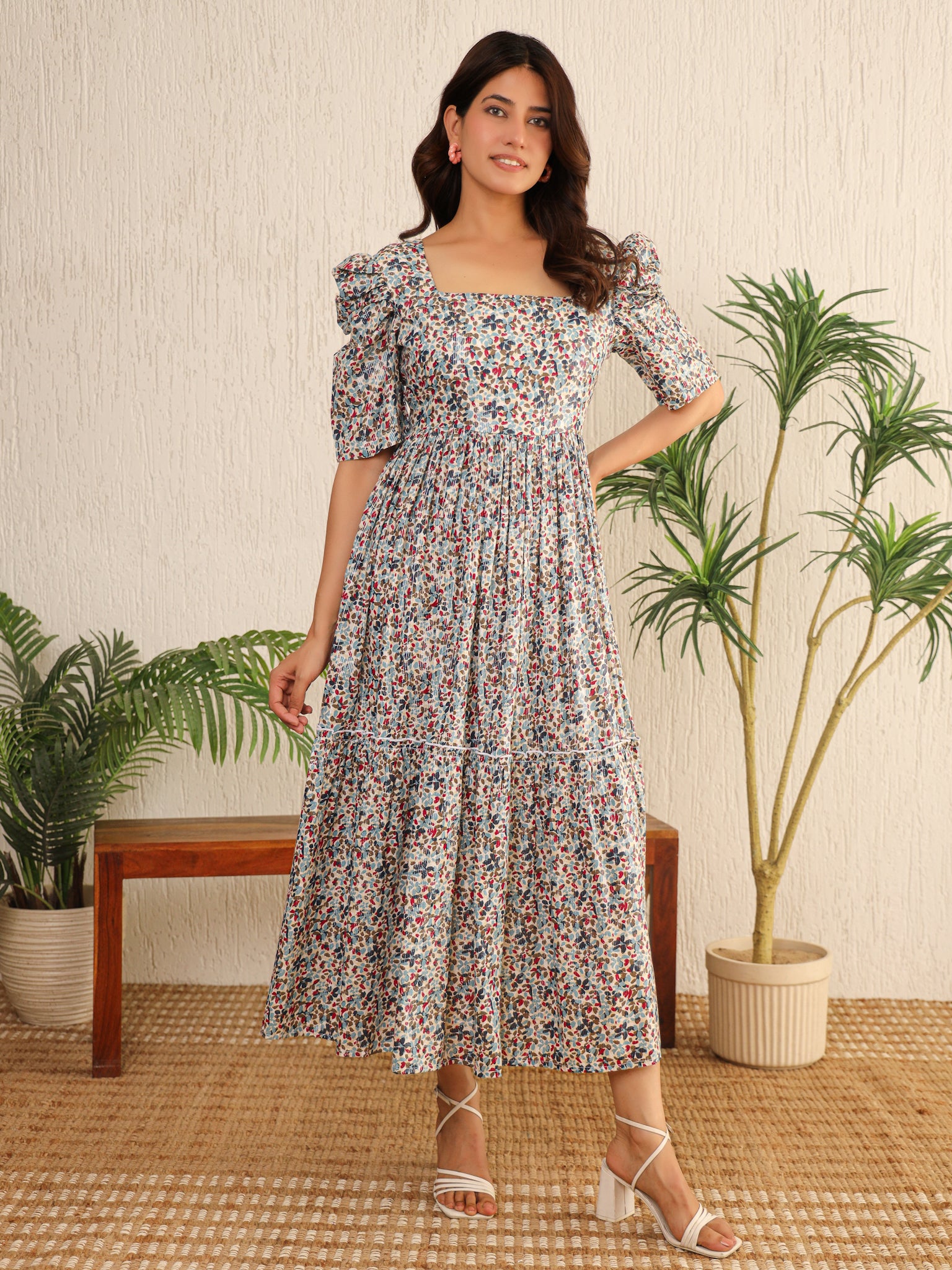 Kim Cotton Floral Dress