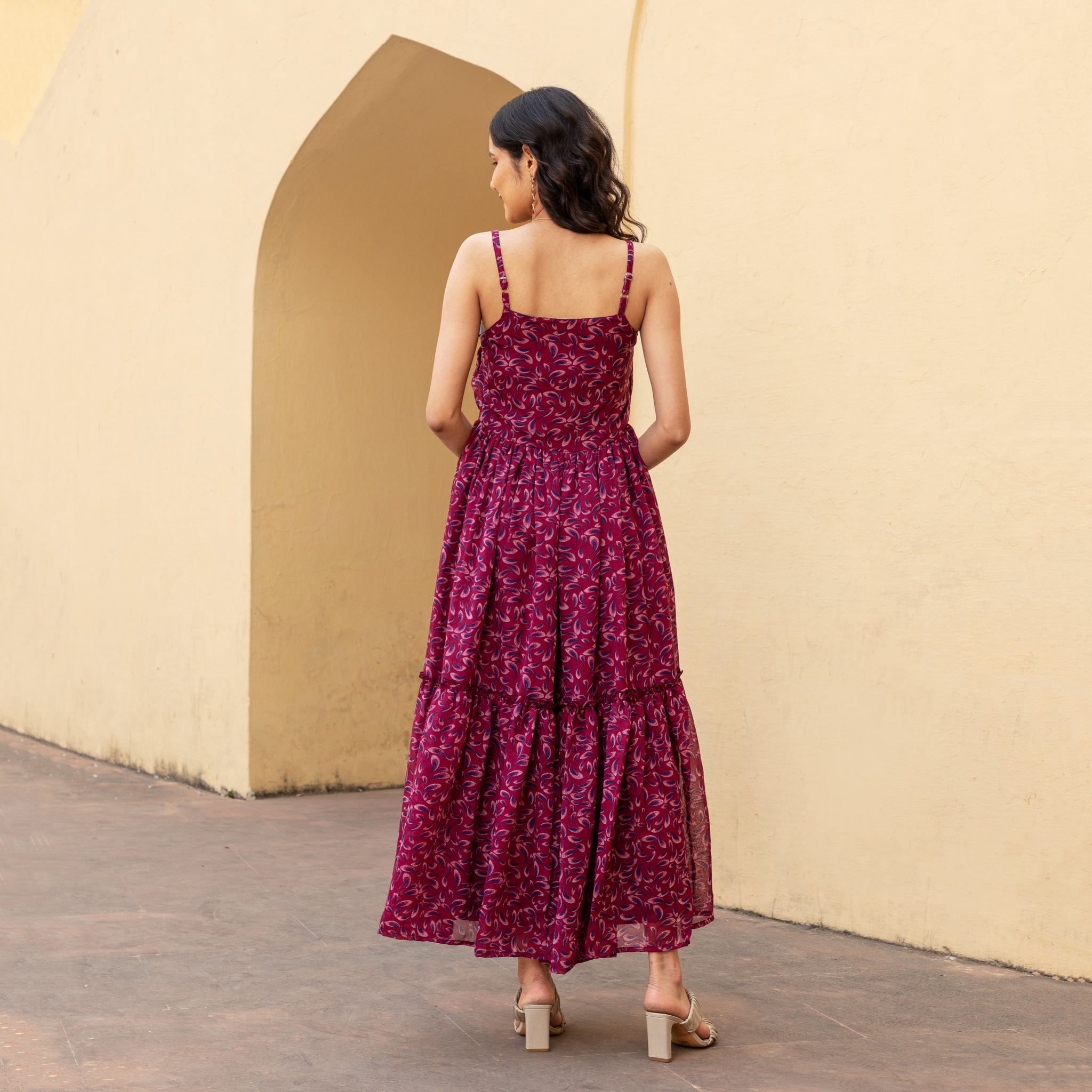Red Feather Dress