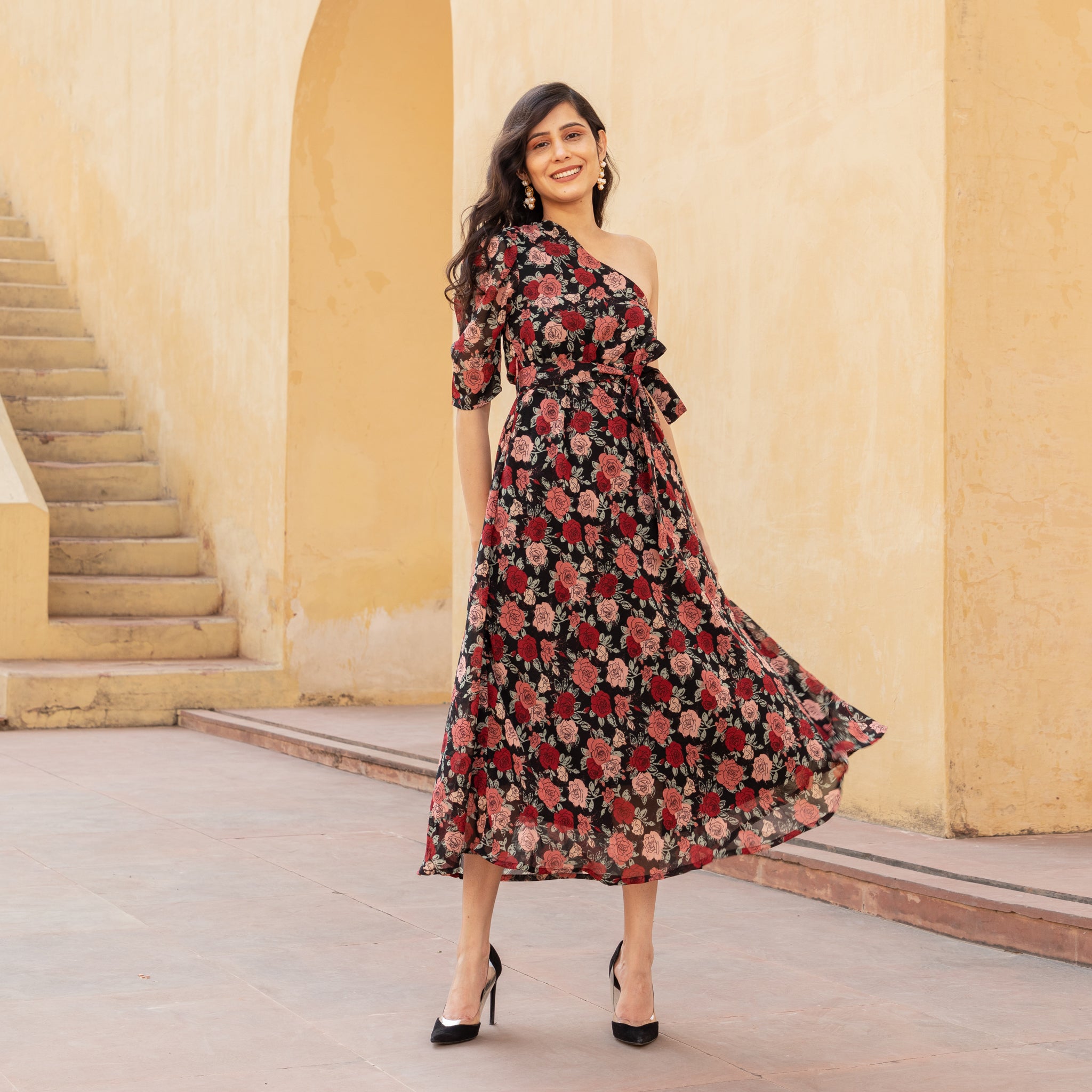 Multicolor Rosy Dress