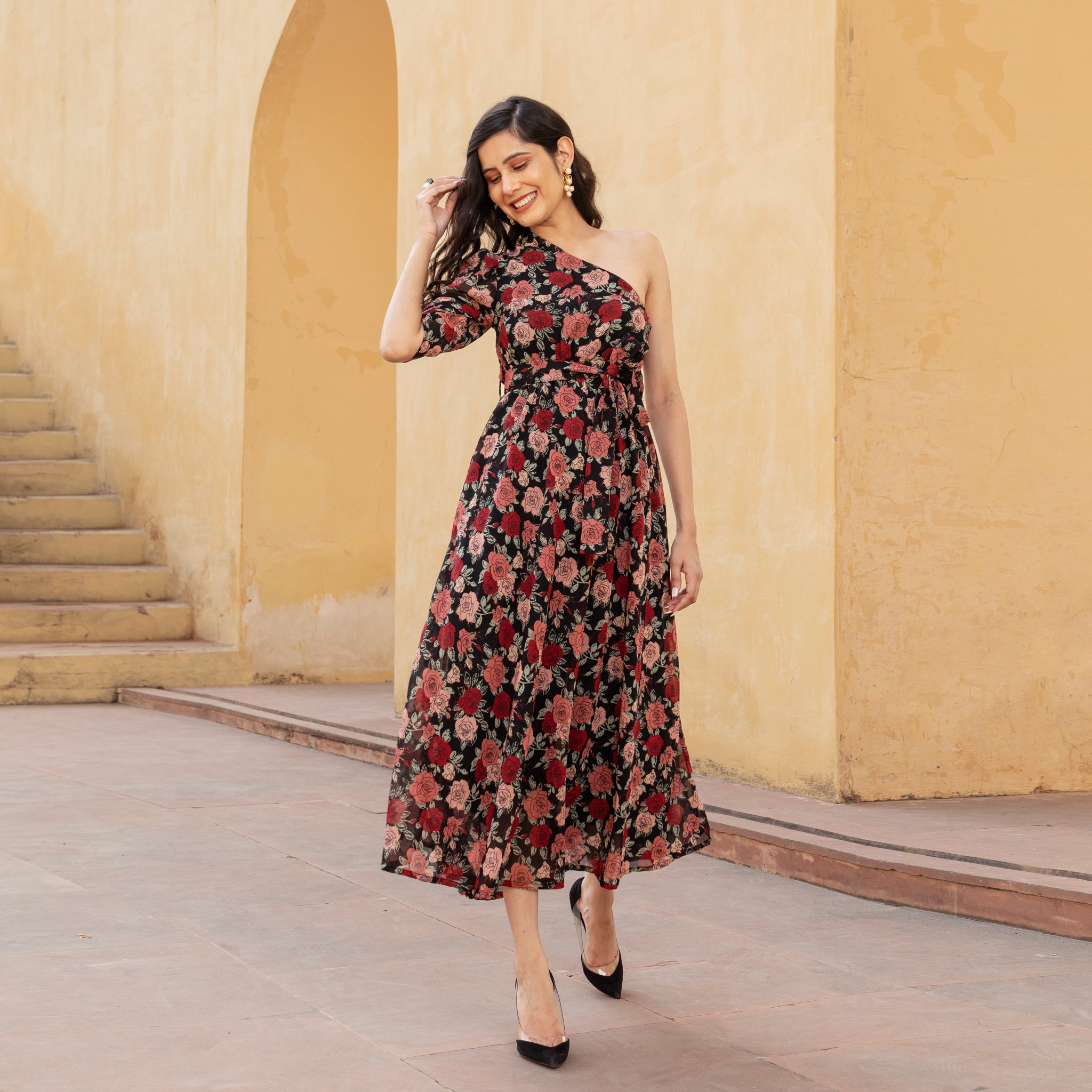 Multicolor Rosy Dress