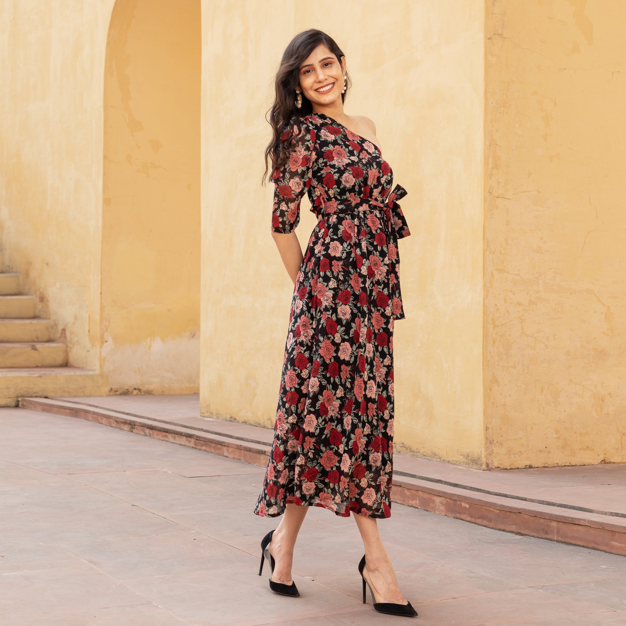 Multicolor Rosy Dress
