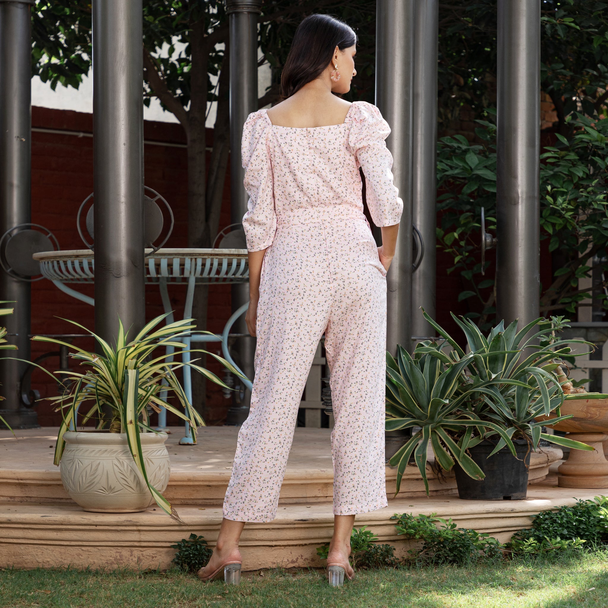 Pastel Pink Summer Jumpsuit