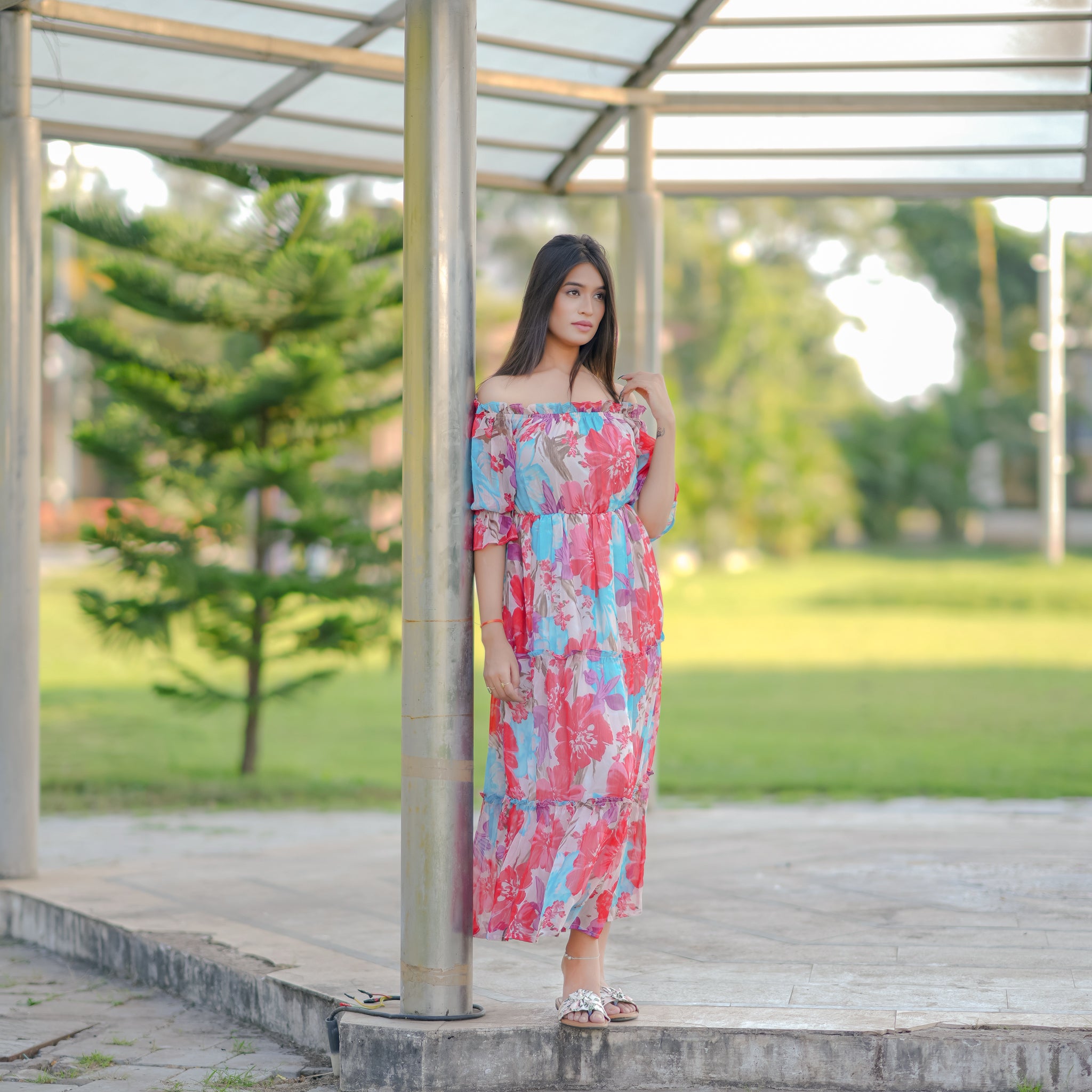 Genevieve Multicolor Floral Dress