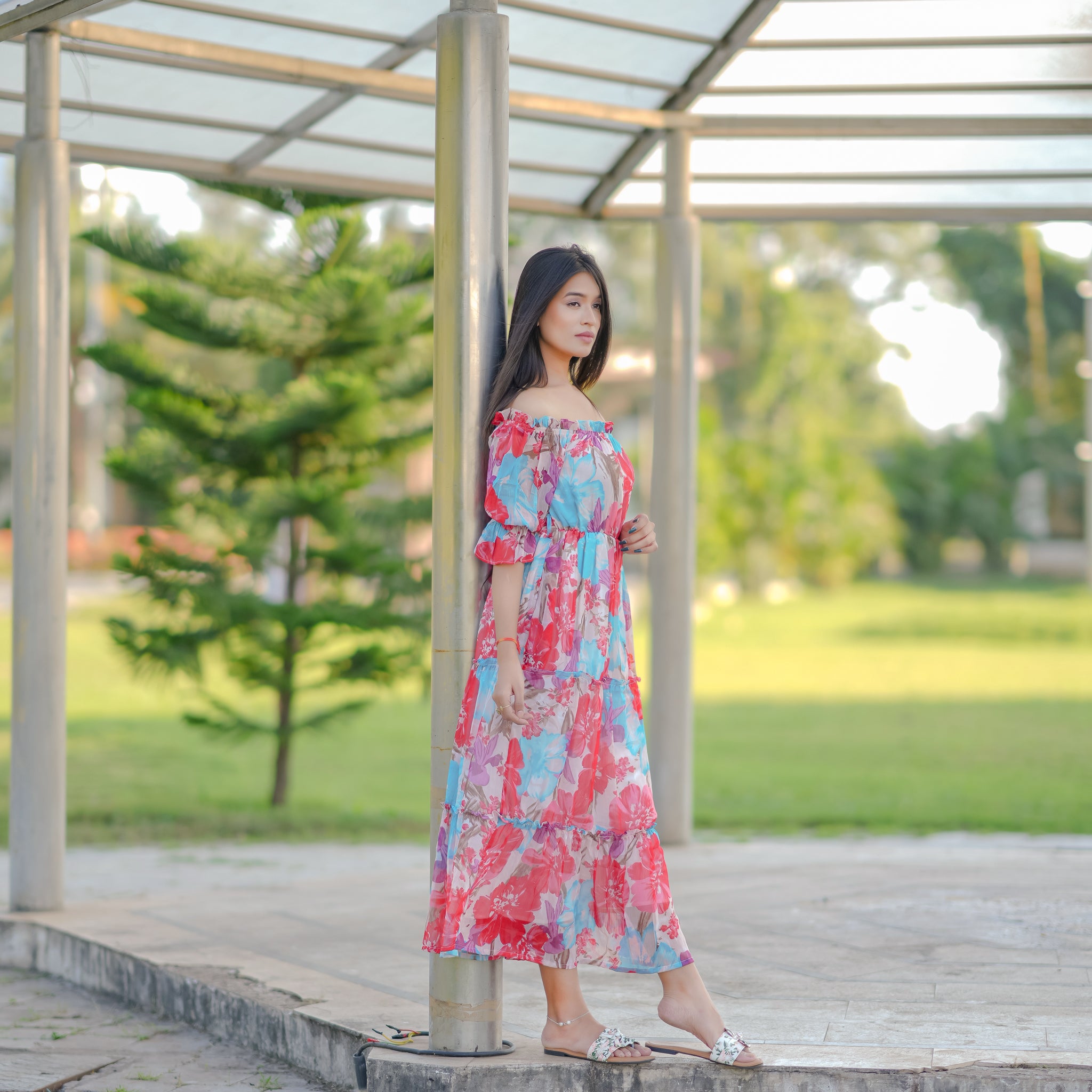 Genevieve Multicolor Floral Dress