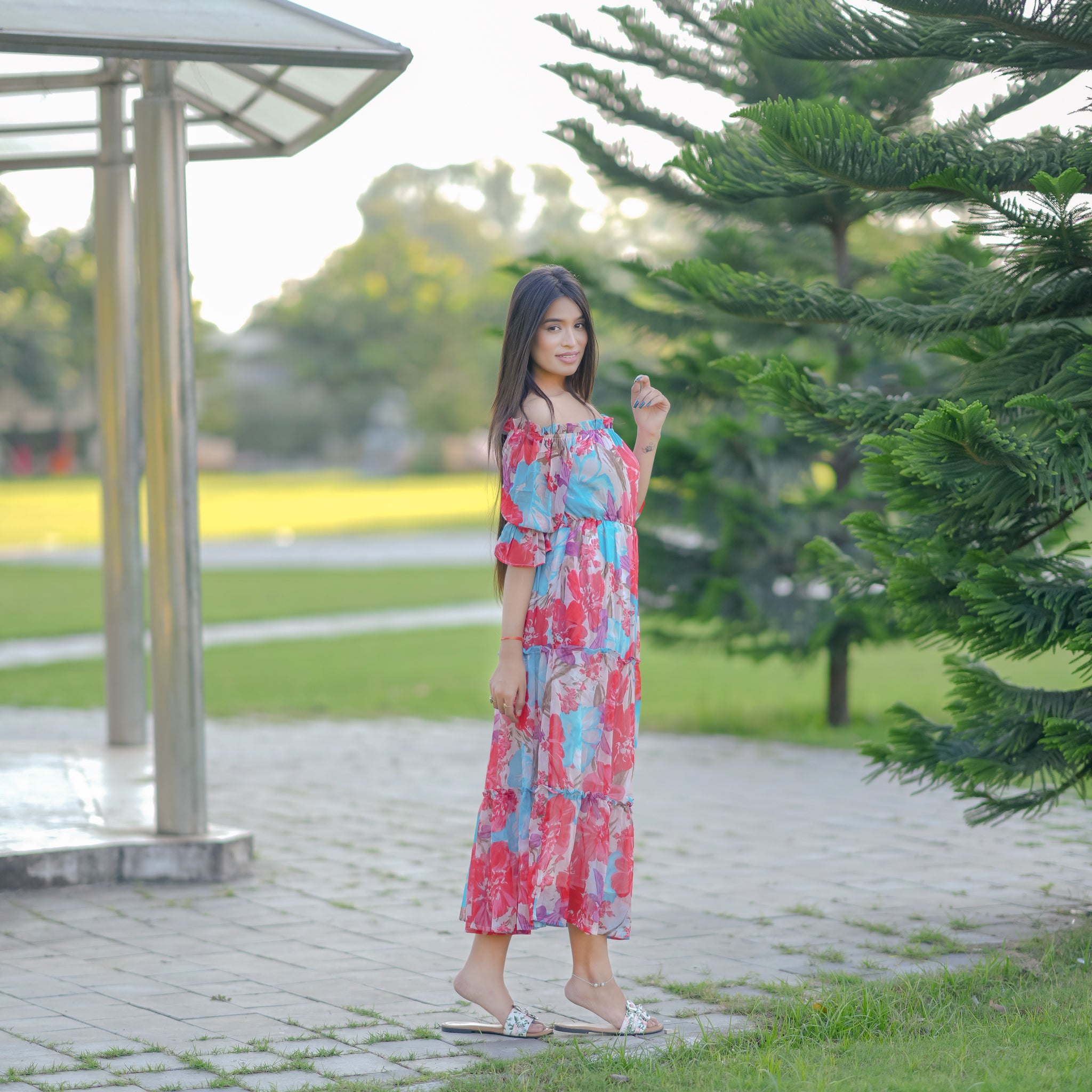 Genevieve Multicolor Floral Dress