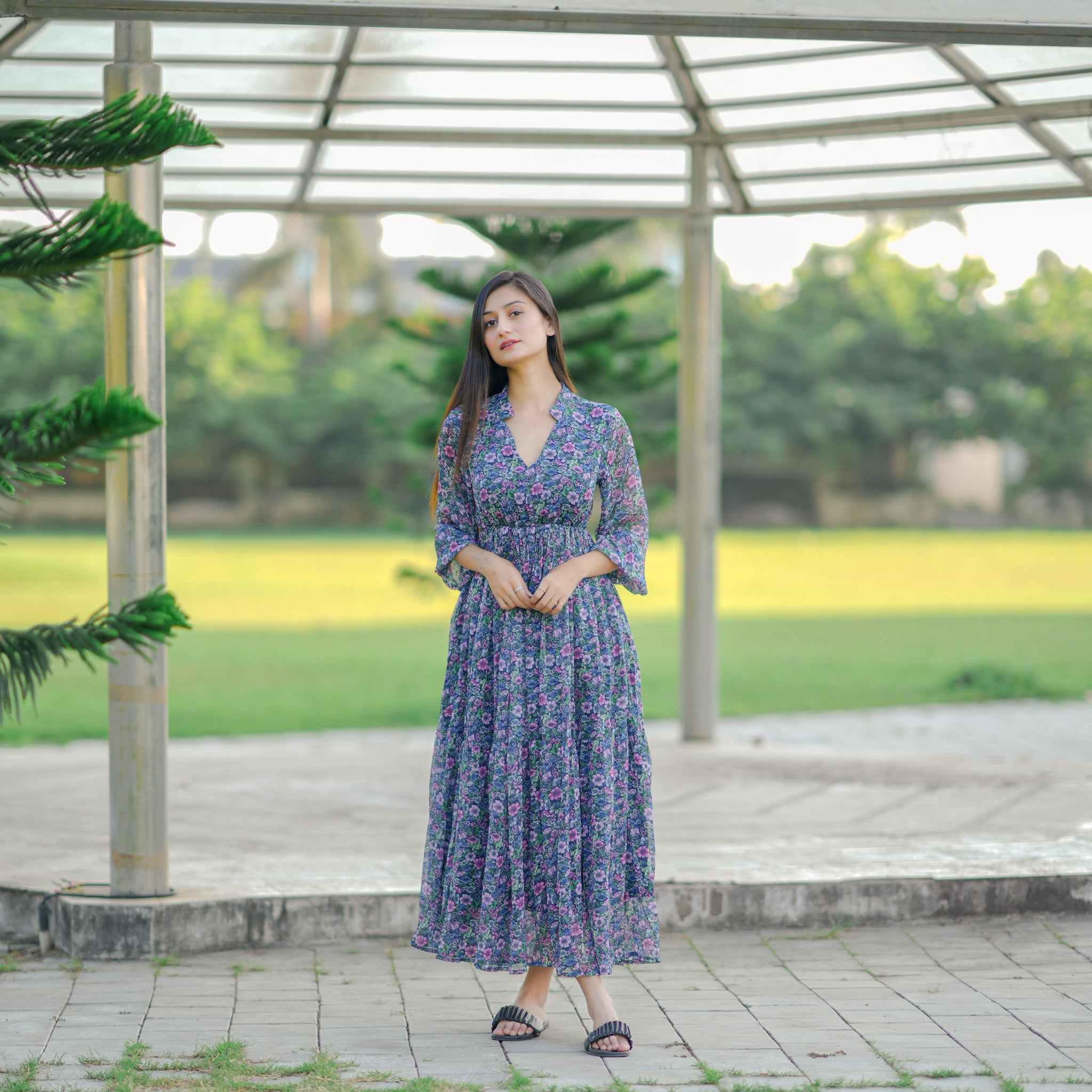 Noelle Multicolor Floral Dress