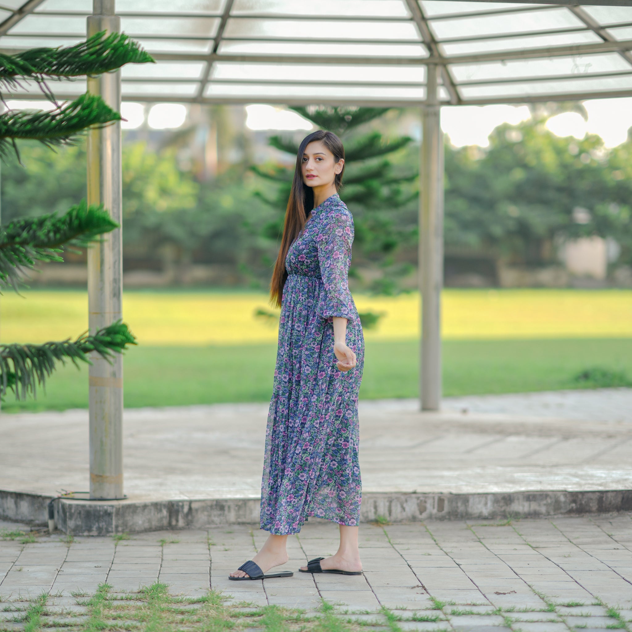 Noelle Multicolor Floral Dress
