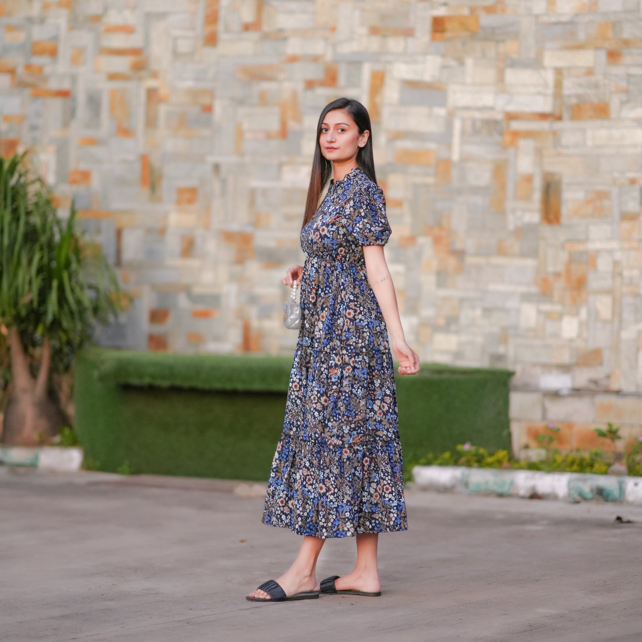 Grenoble Multicolor Floral Dress