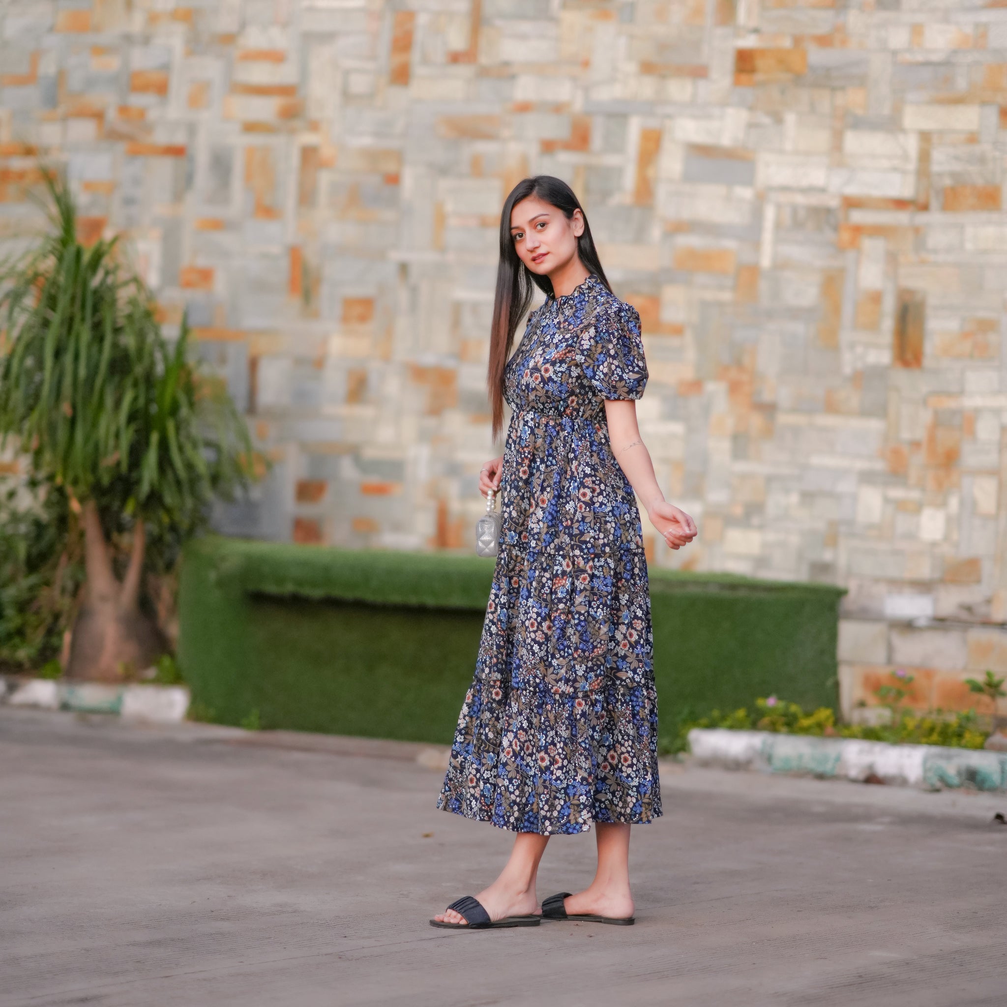 Grenoble Multicolor Floral Dress