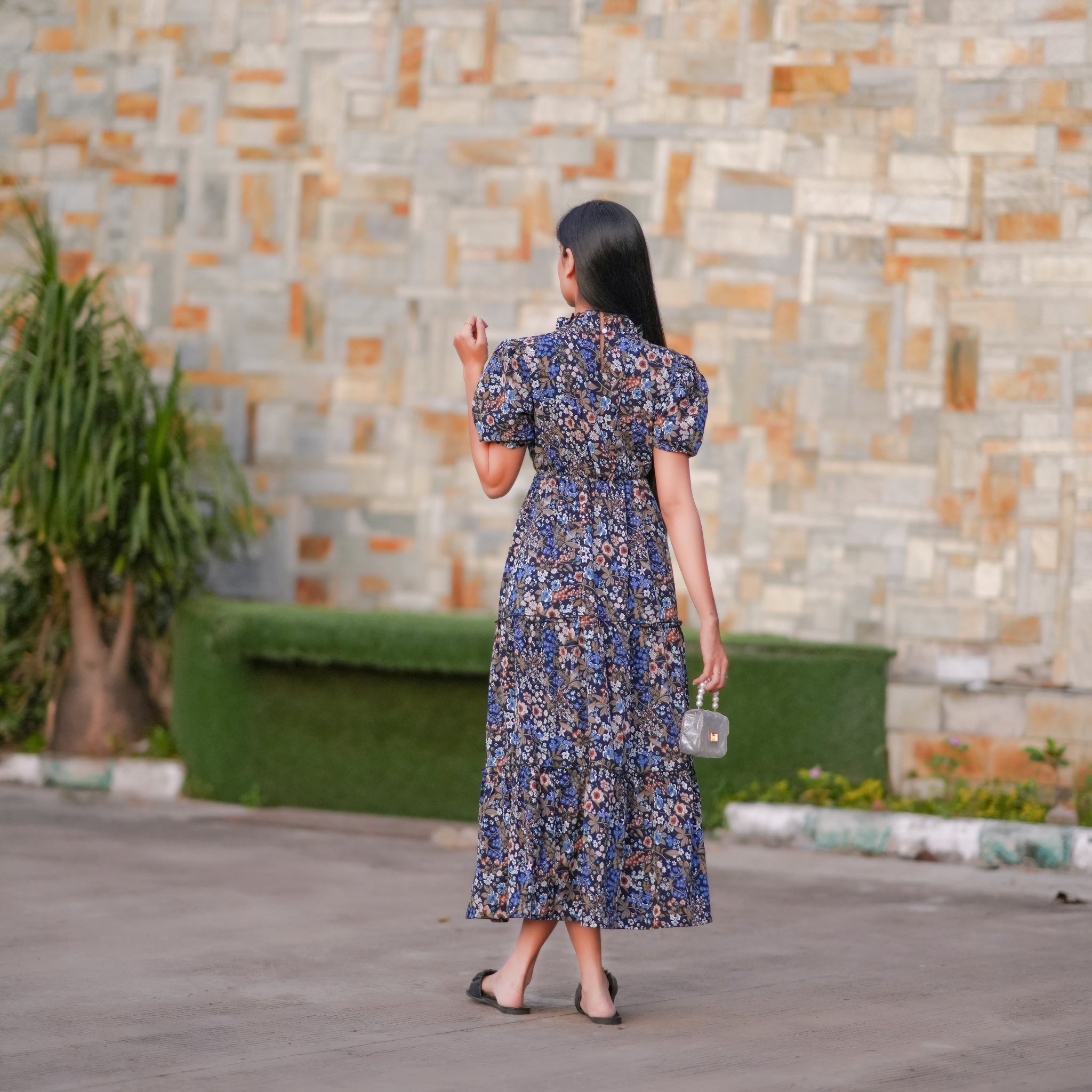 Grenoble Multicolor Floral Dress