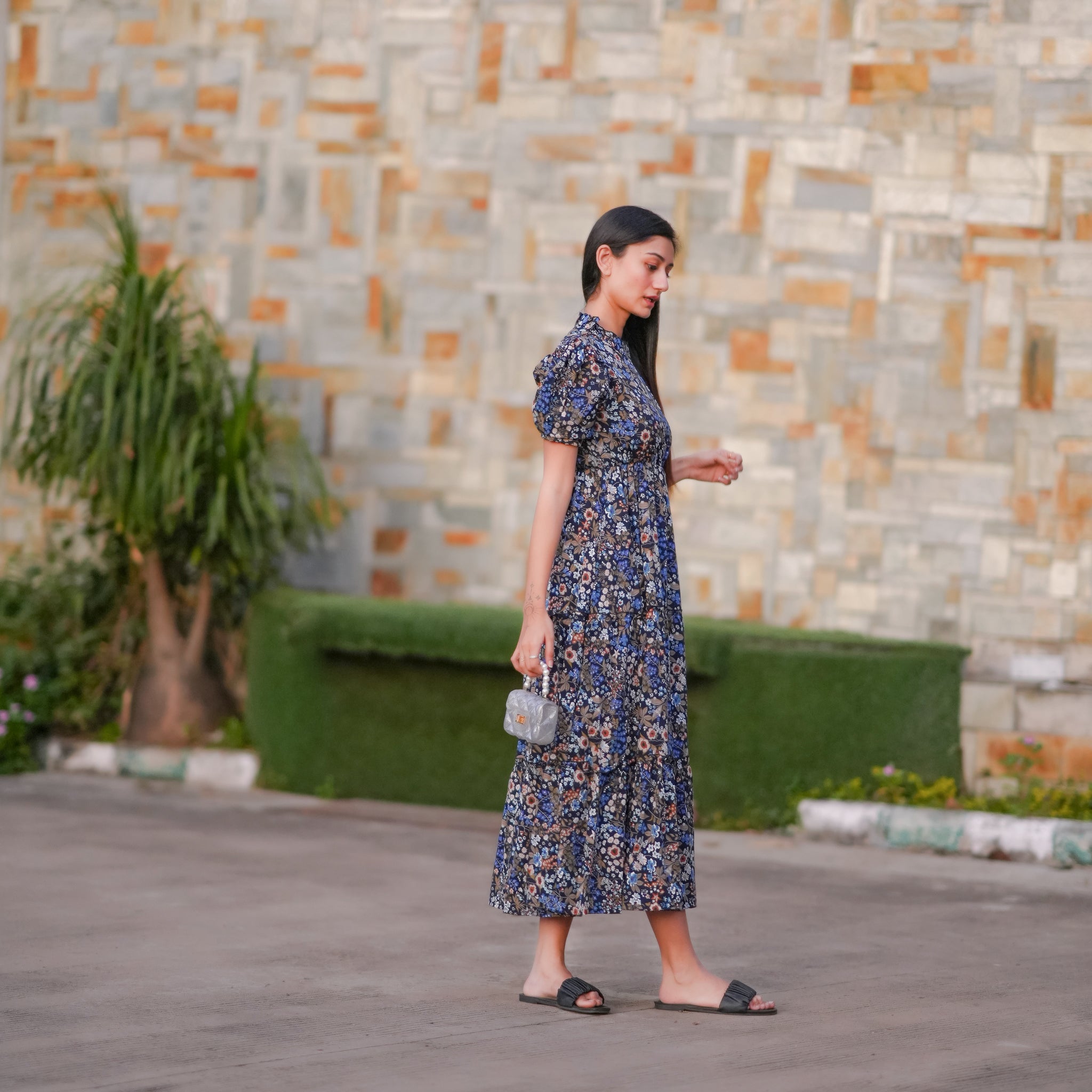 Grenoble Multicolor Floral Dress