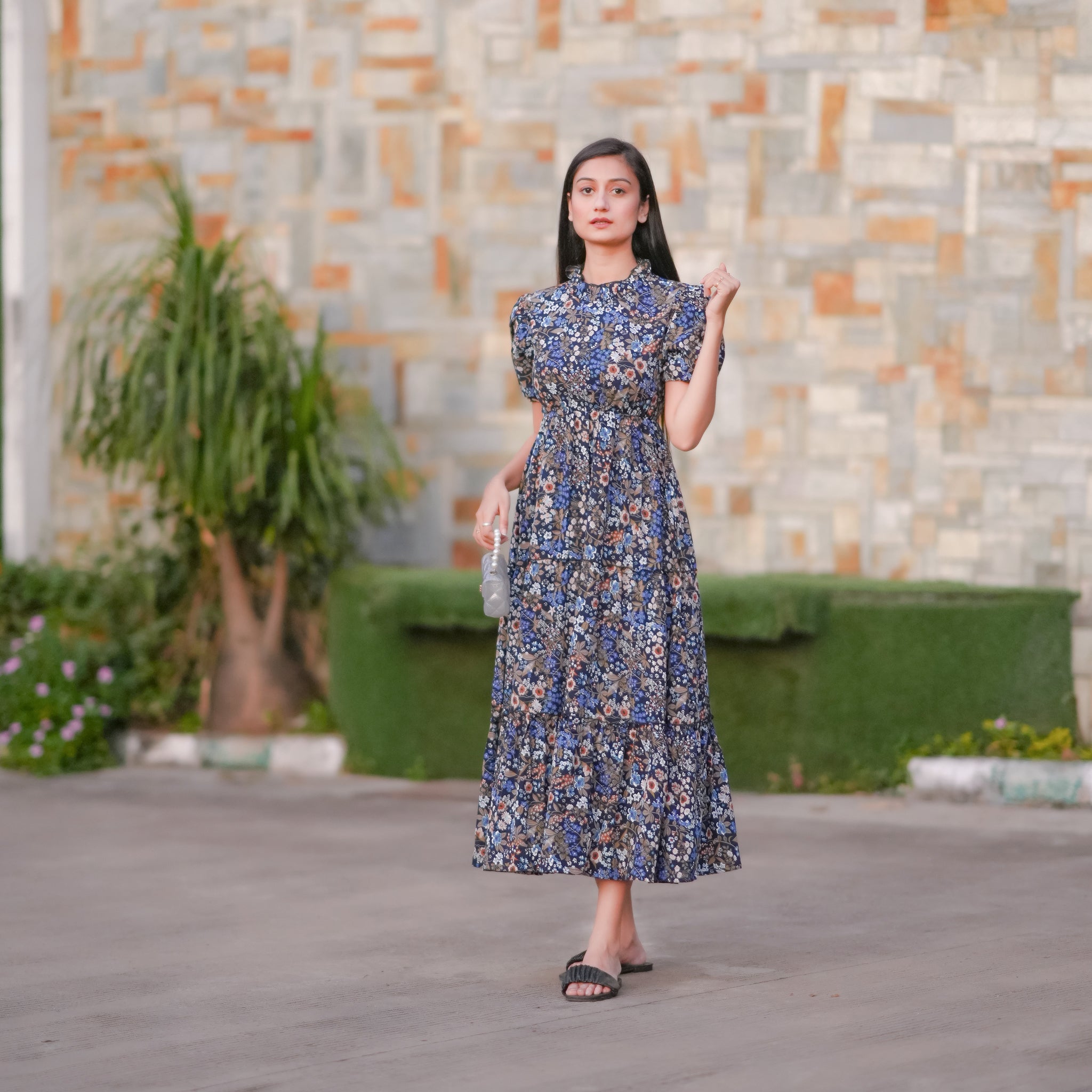 Grenoble Multicolor Floral Dress