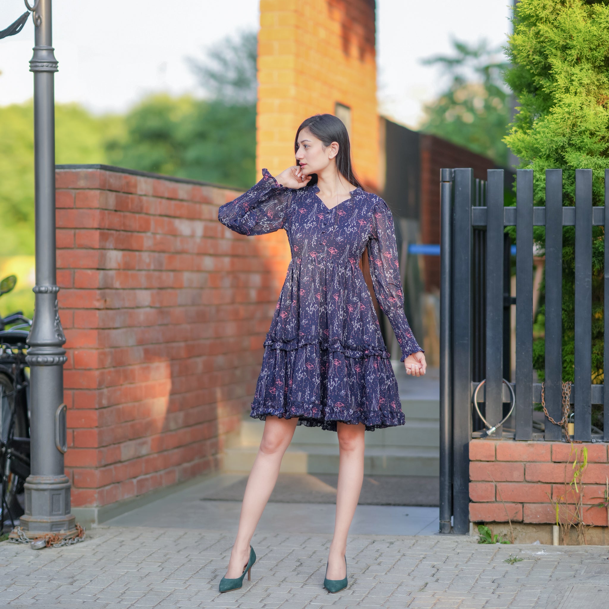 Hailey Multicolor Short Dress