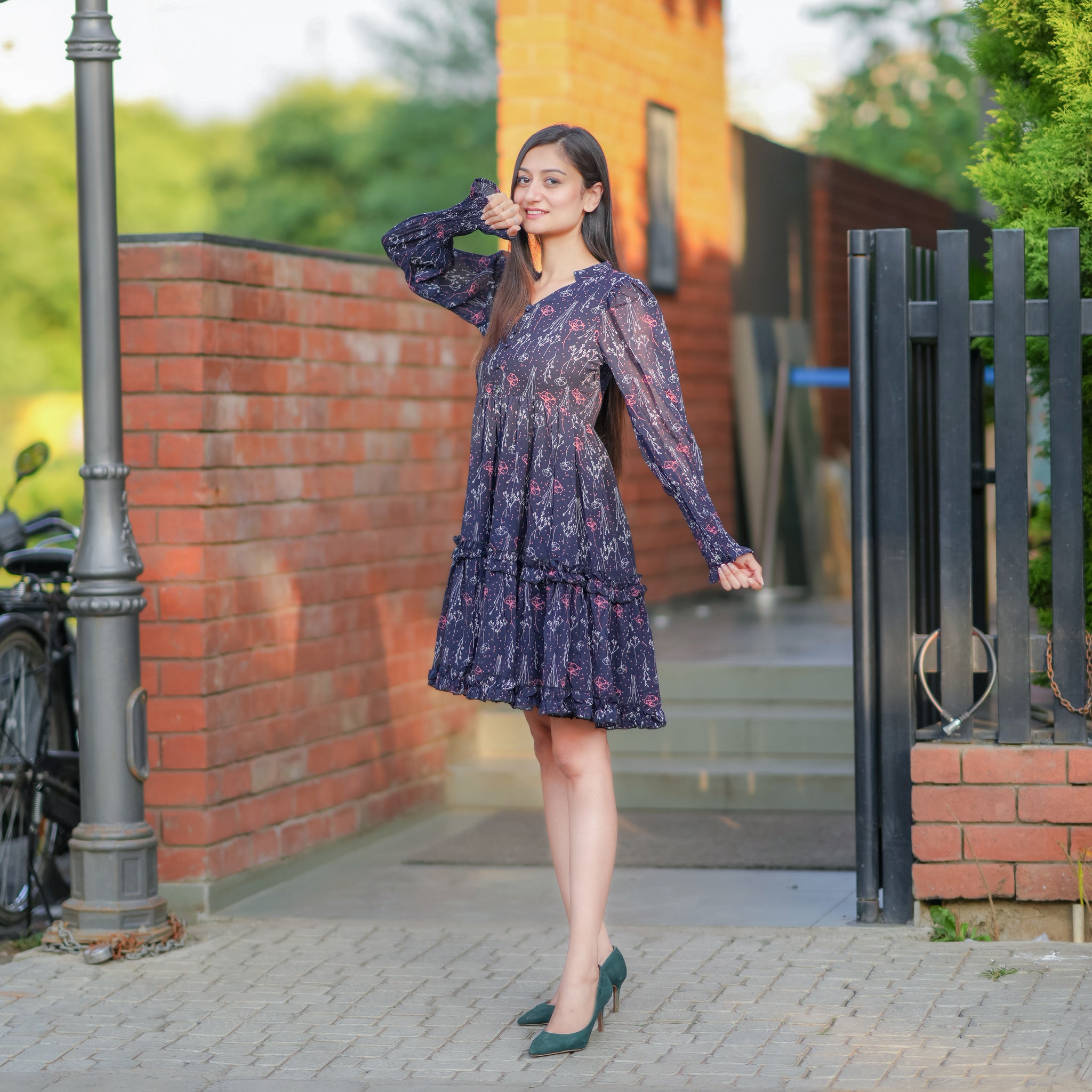 Hailey Multicolor Short Dress