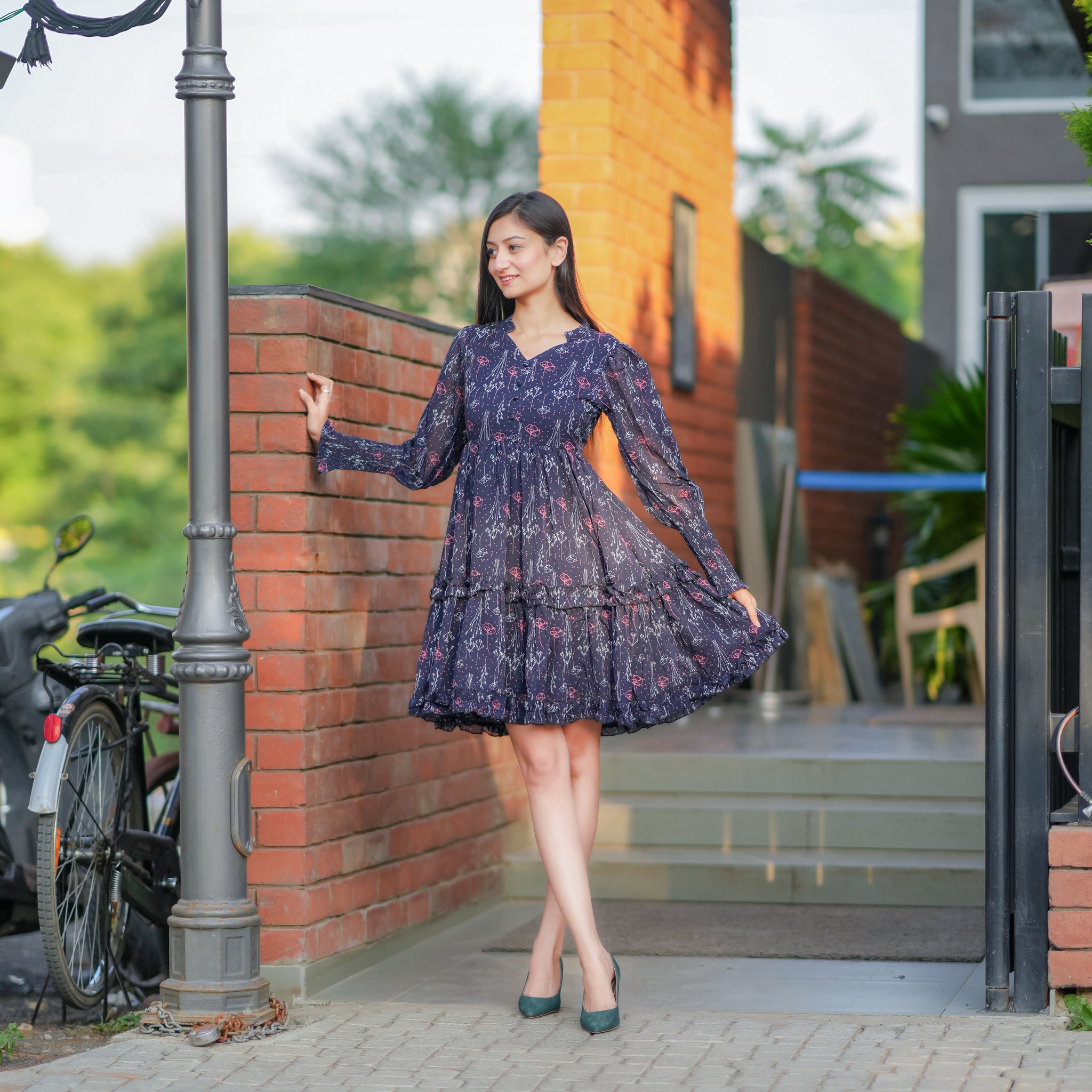 Hailey Multicolor Short Dress