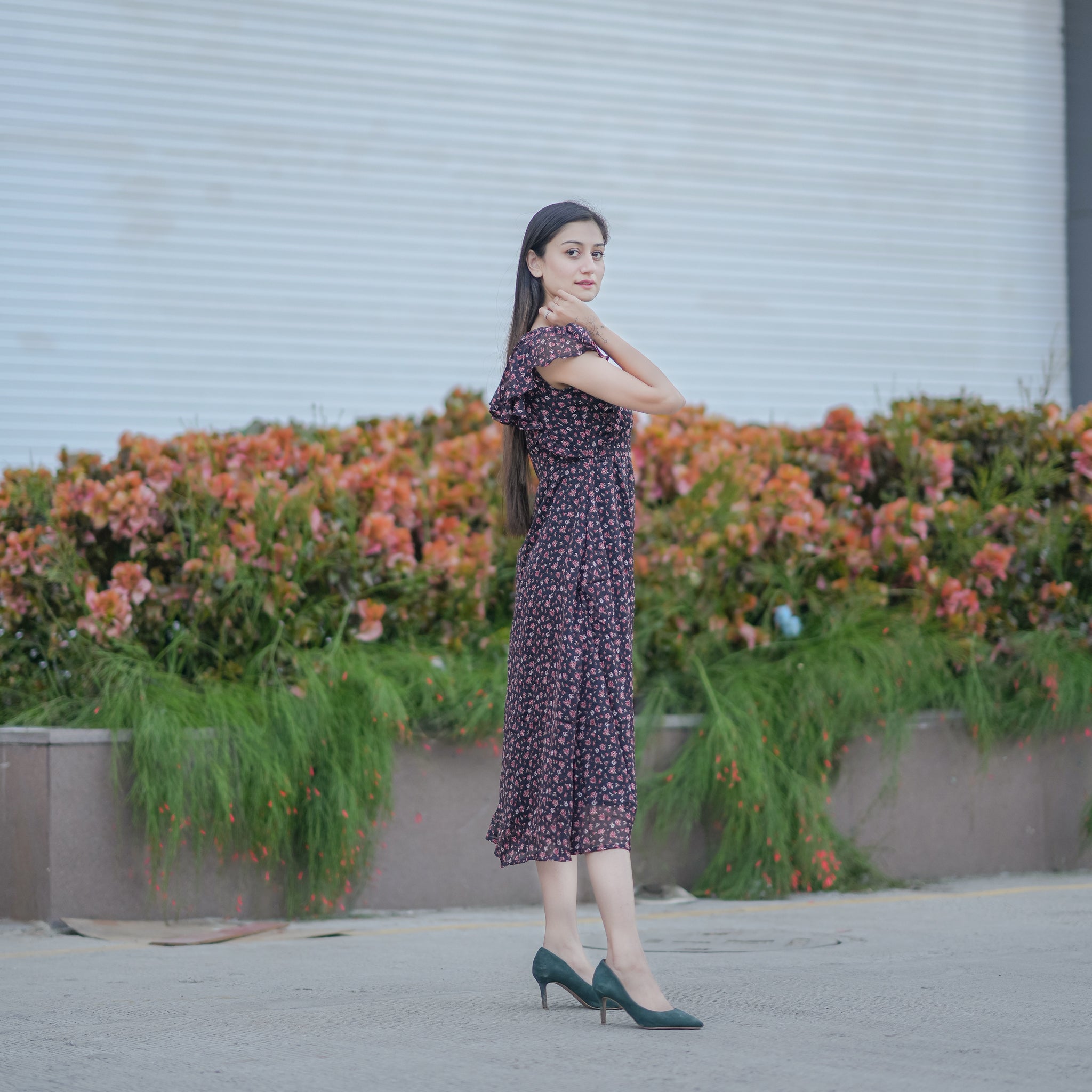 Catalina Ditsy Floral Dress