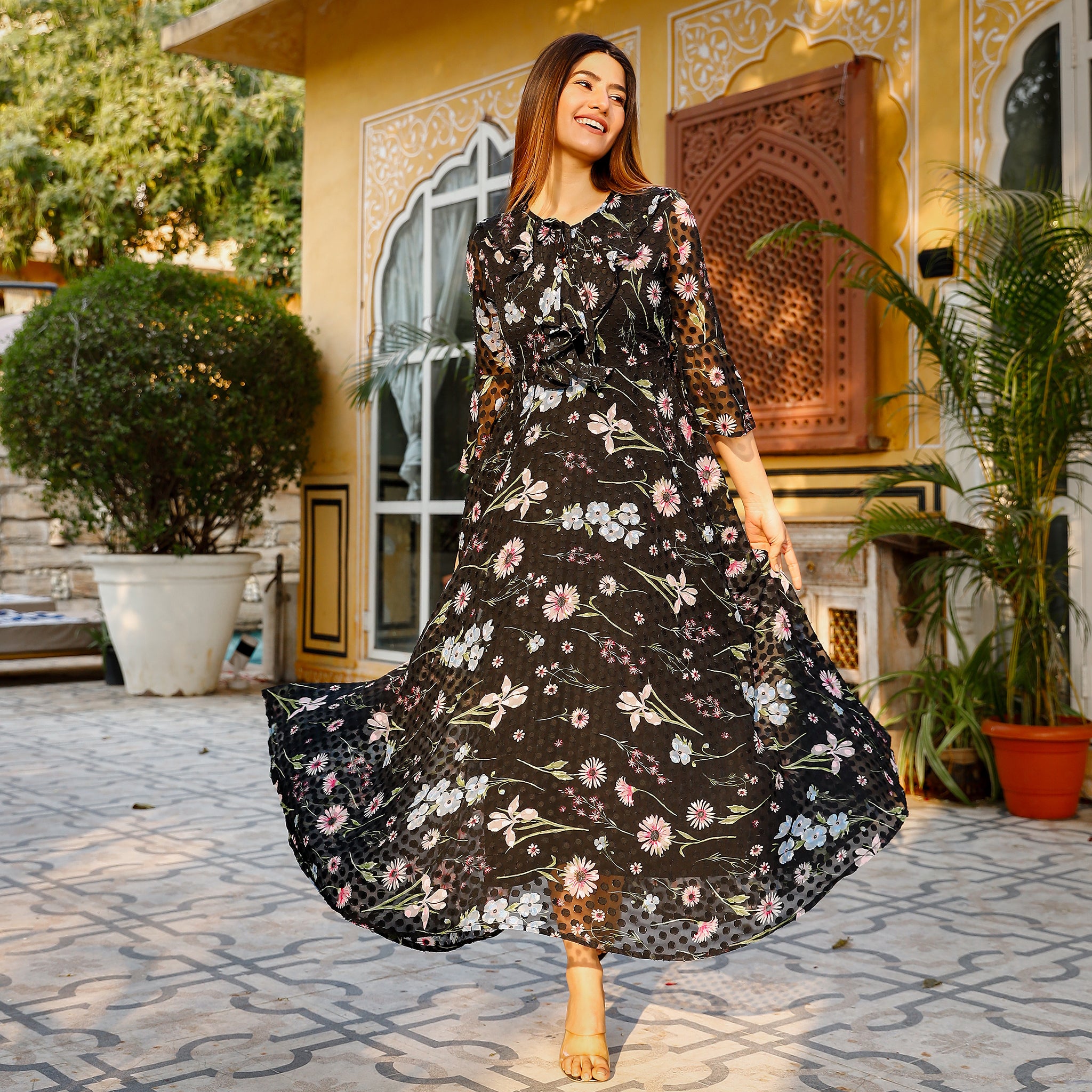 Penelope Floral Maxi Dress