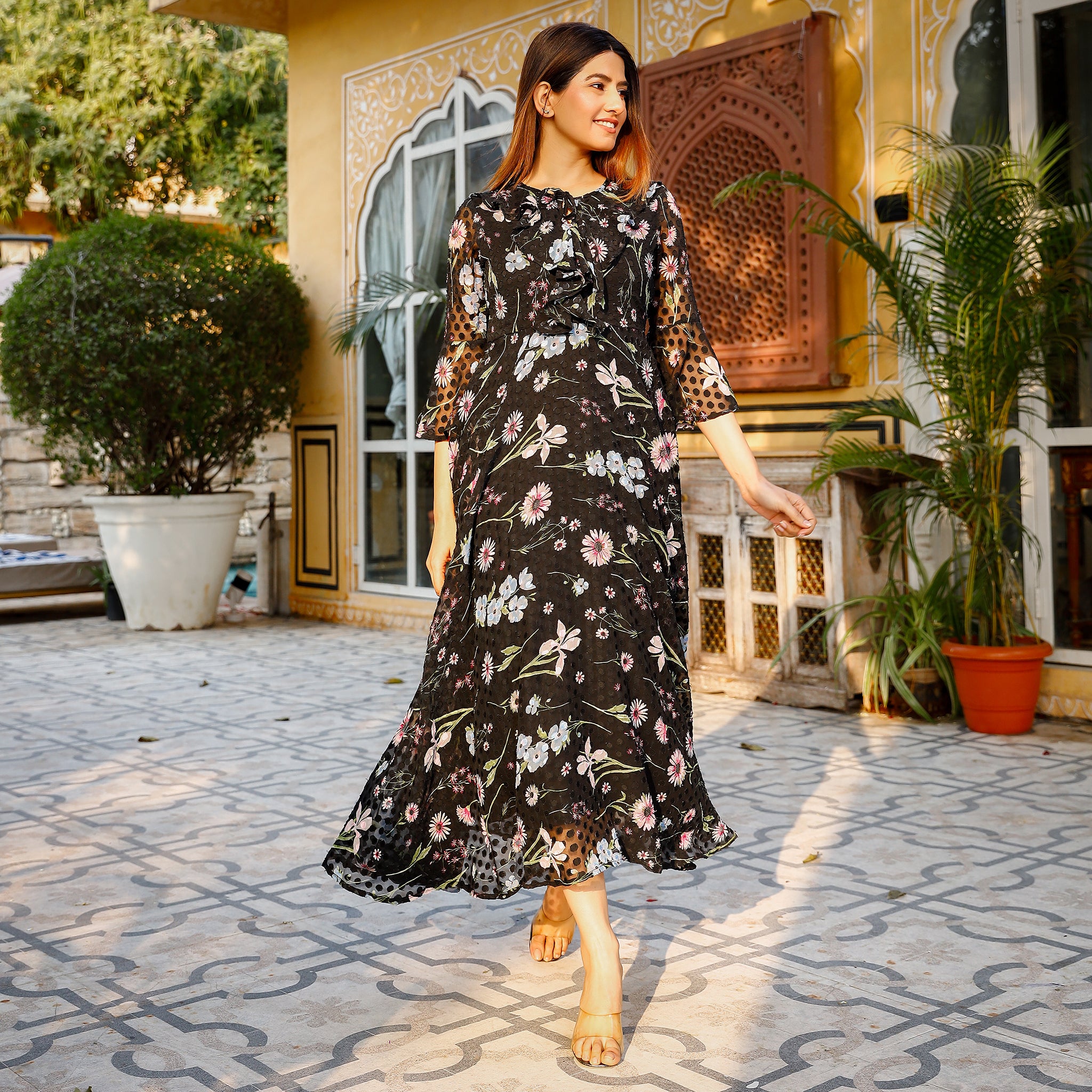 Penelope Floral Maxi Dress
