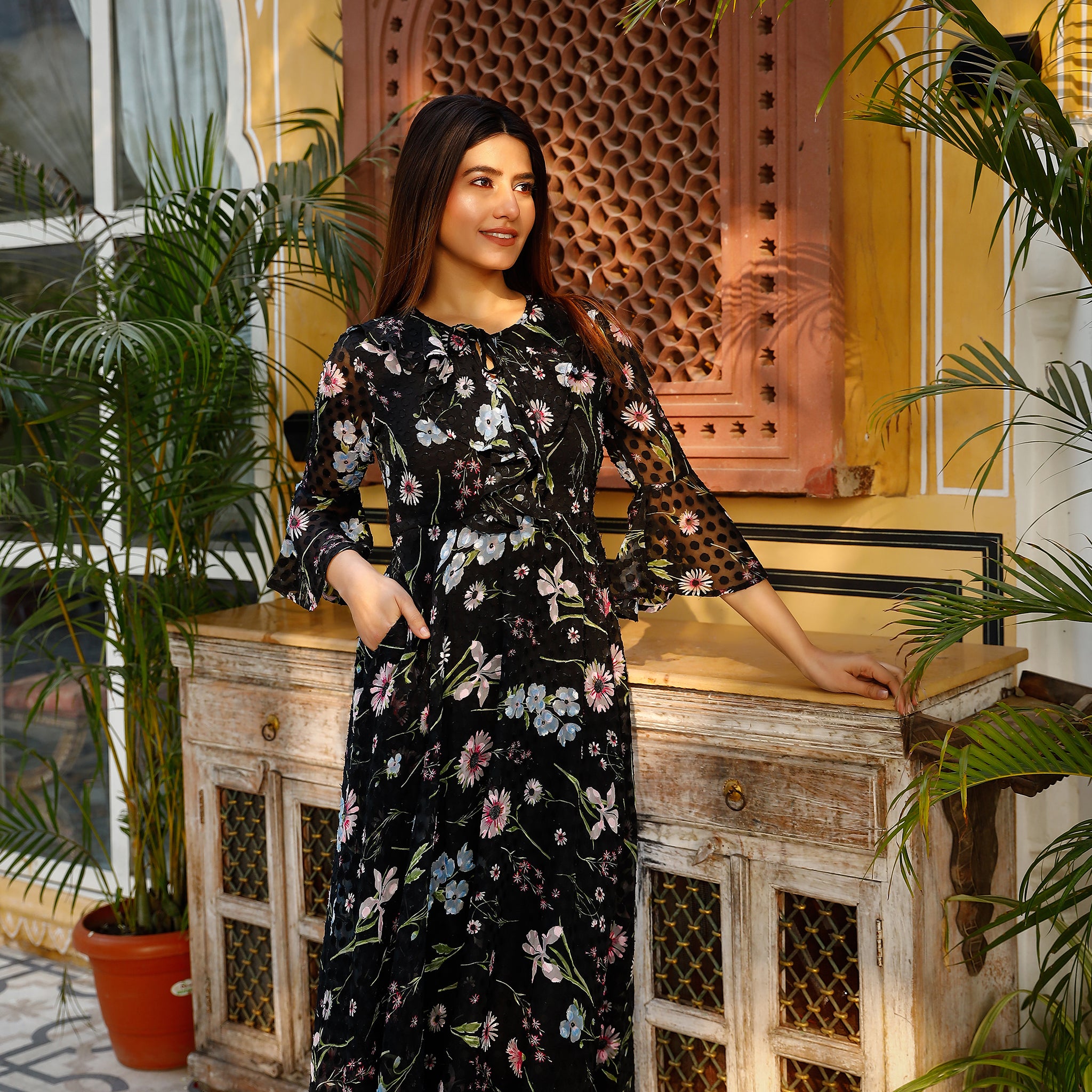 Penelope Floral Maxi Dress