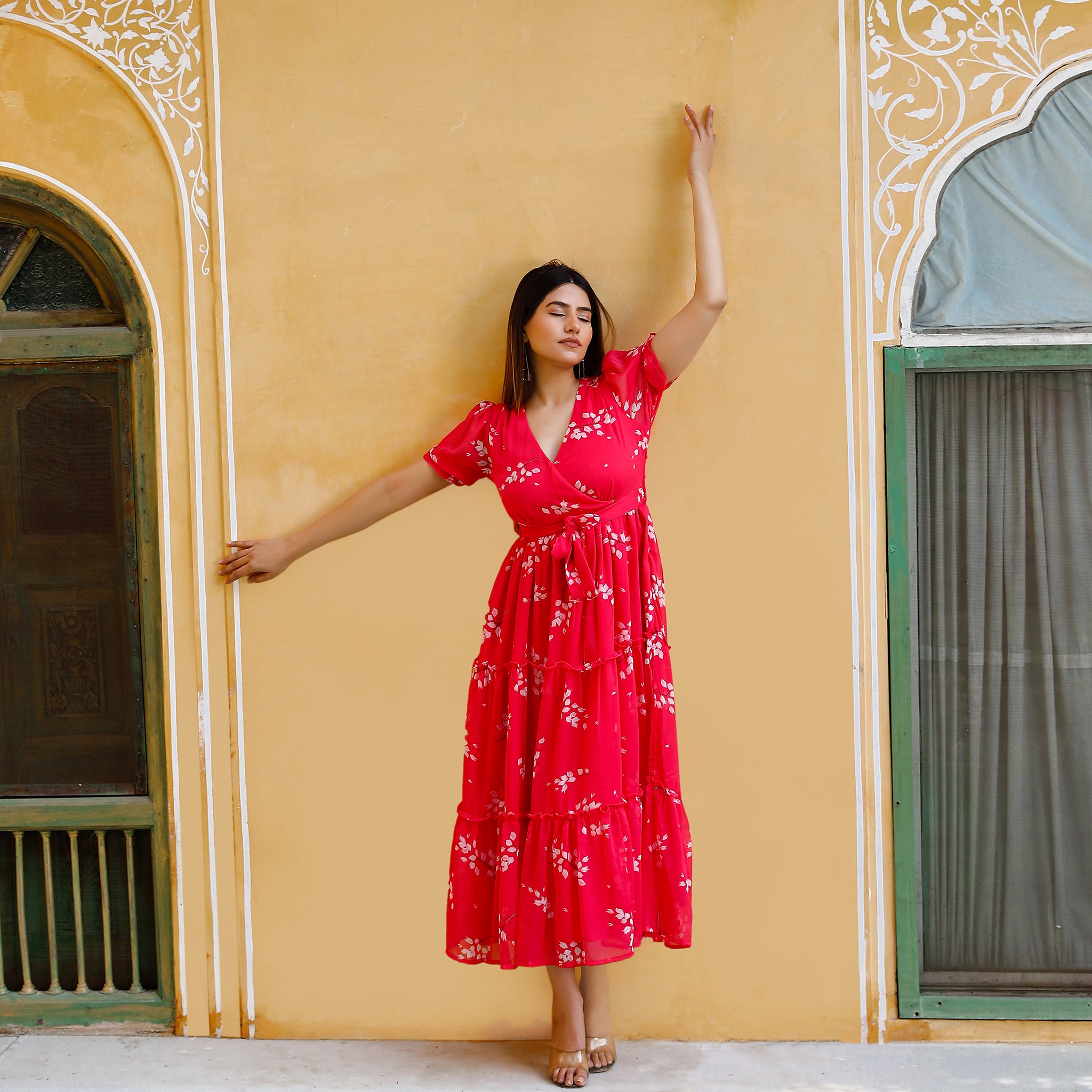 Phoebe Pink Maxi Dress