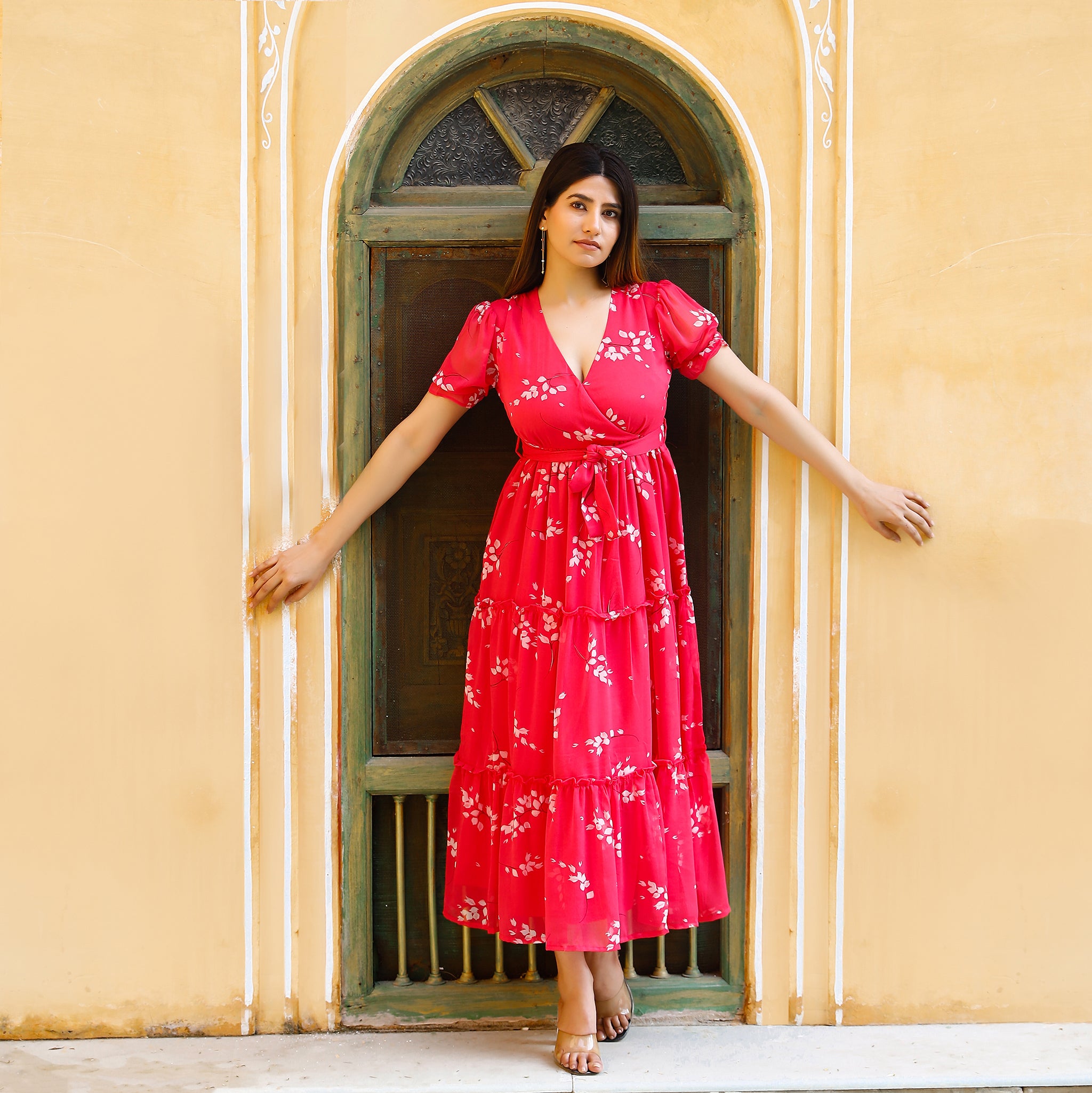 Phoebe Pink Maxi Dress