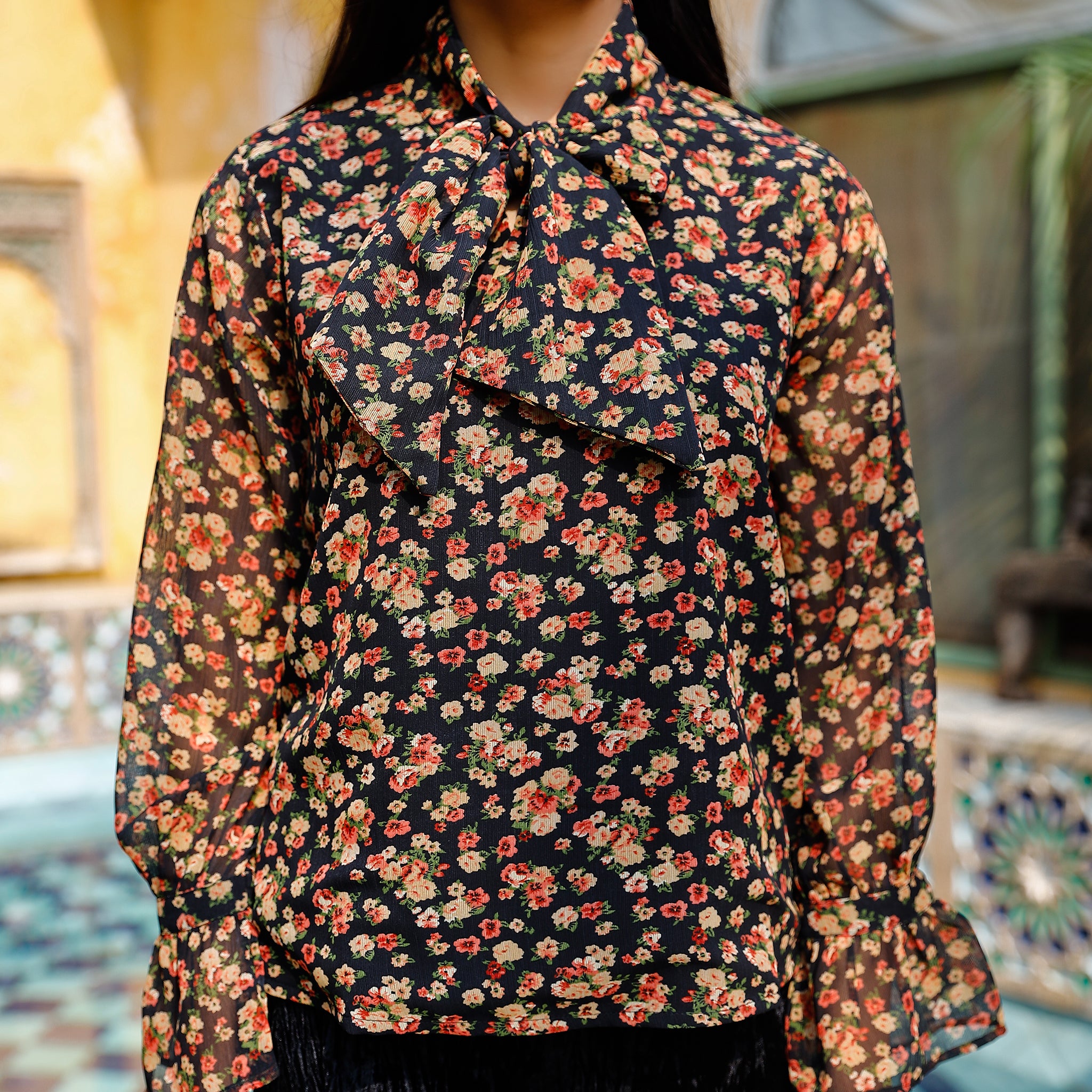 Valentina Multicolor Floral Top