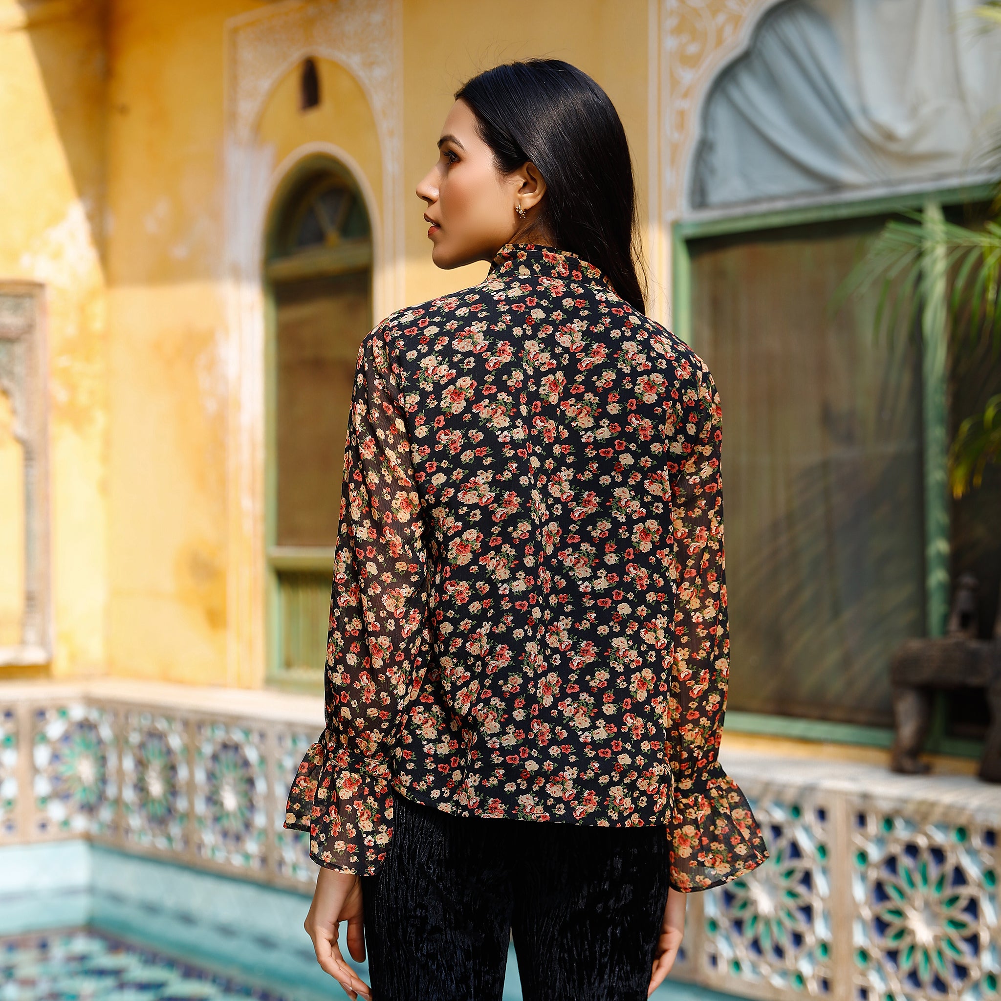 Valentina Multicolor Floral Top