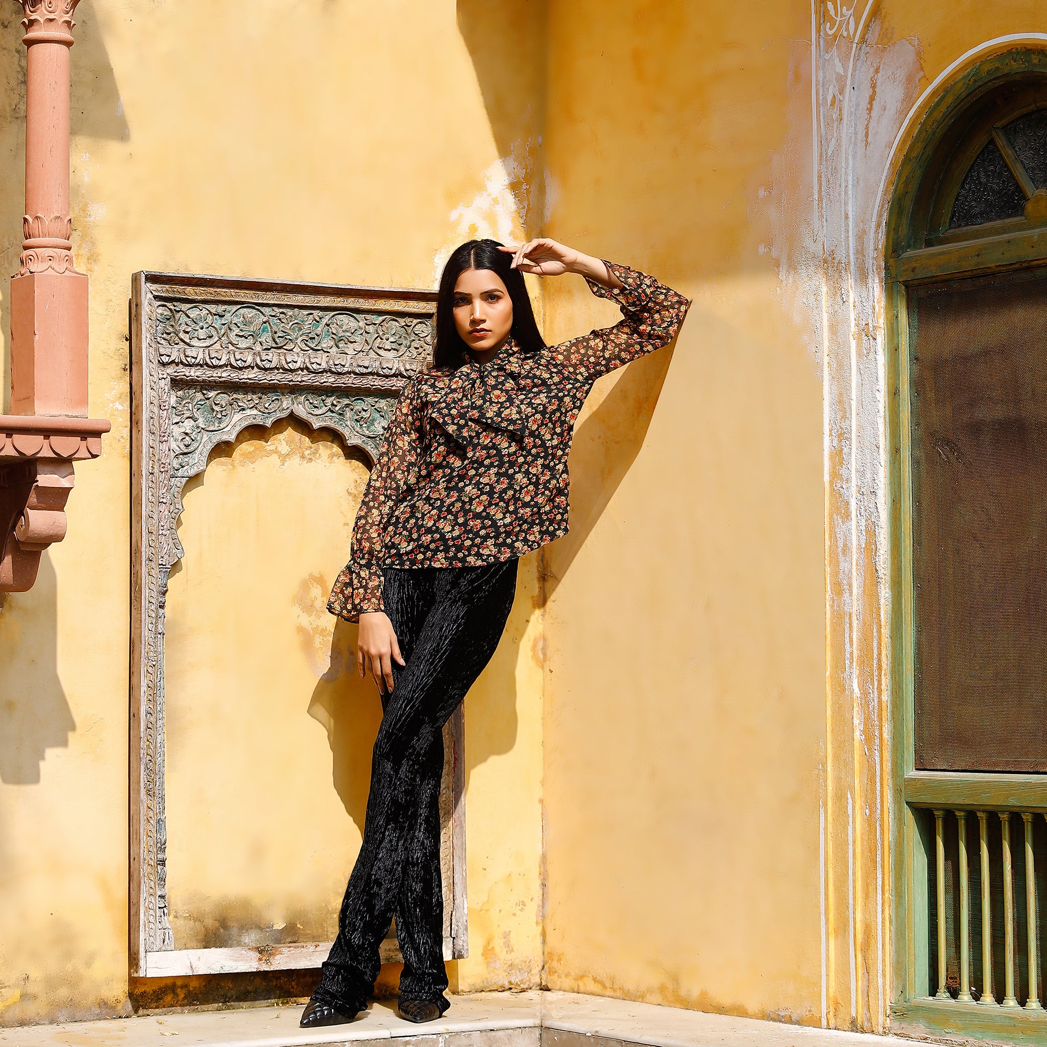 Valentina Multicolor Floral Top