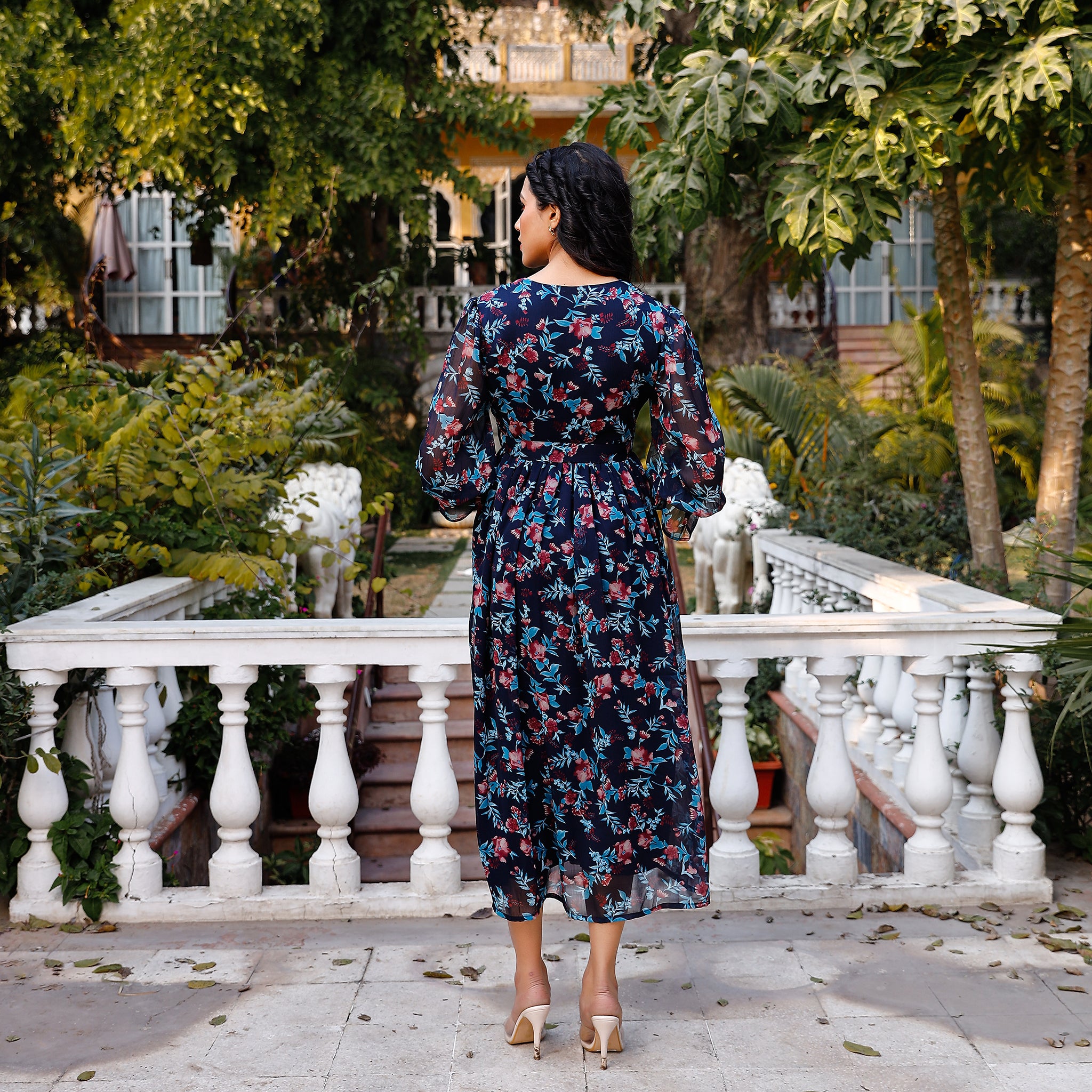Helga Multicolor Floral Maxi Dress