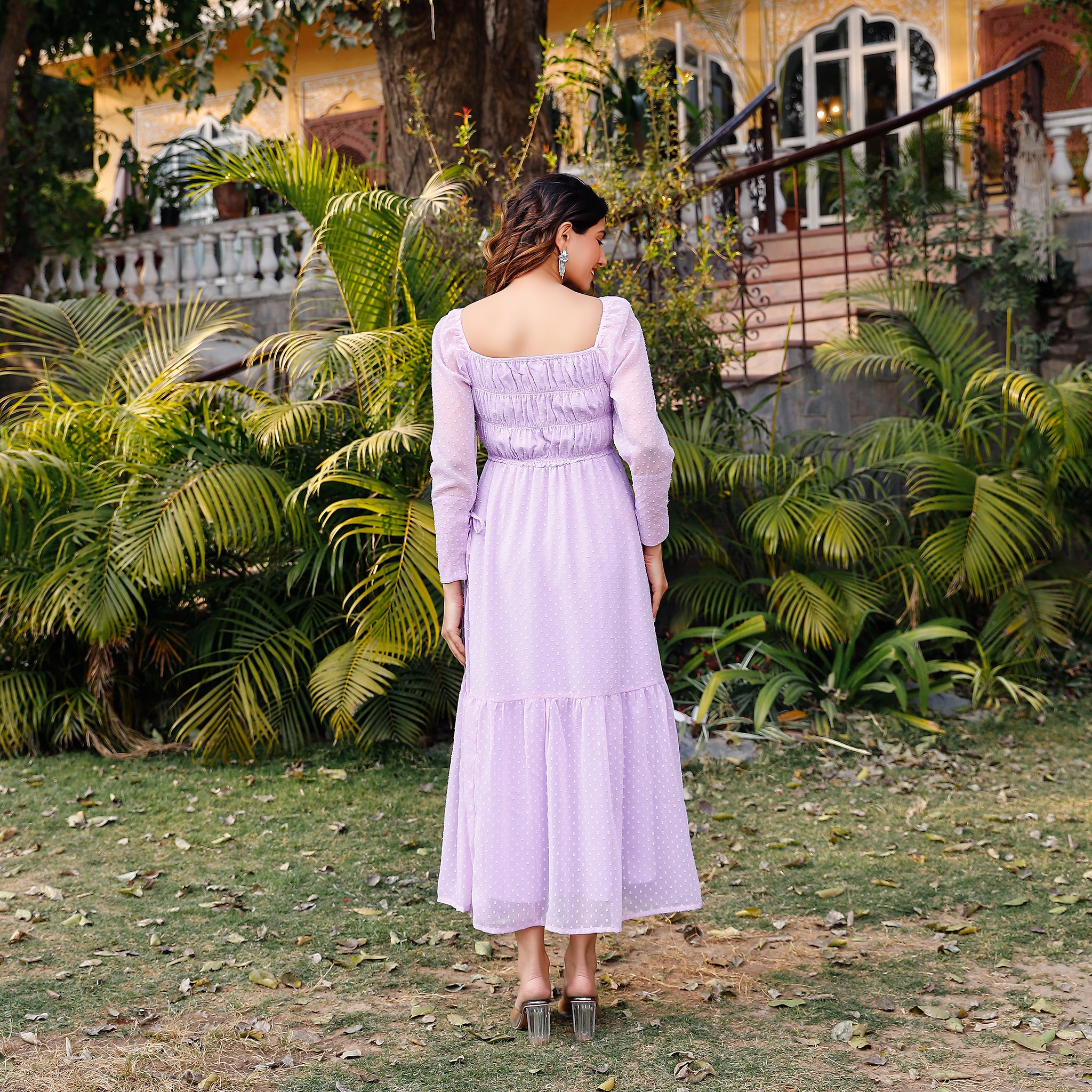 Katie Lavender Maxi Dress