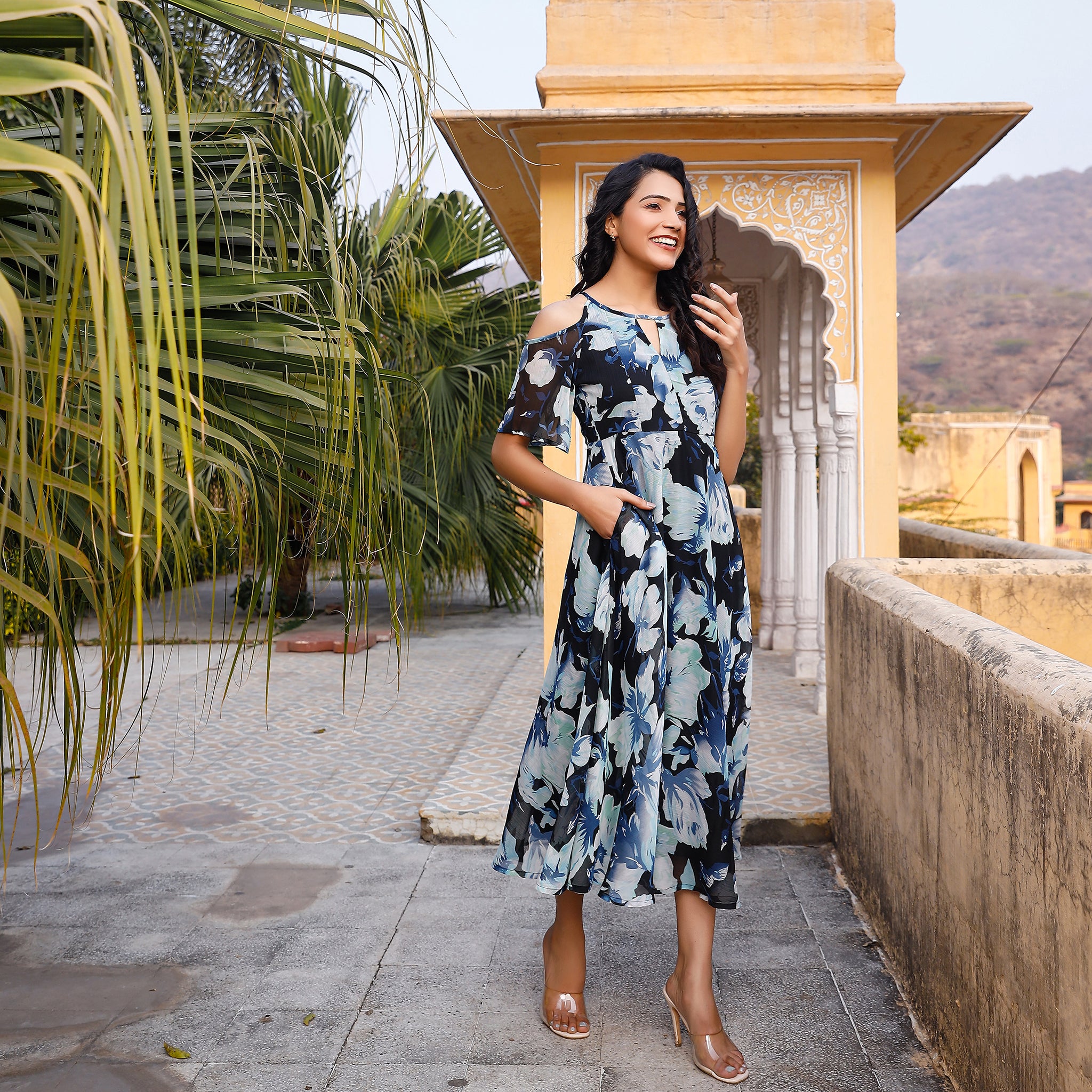 Adara Floral Maxi Dress