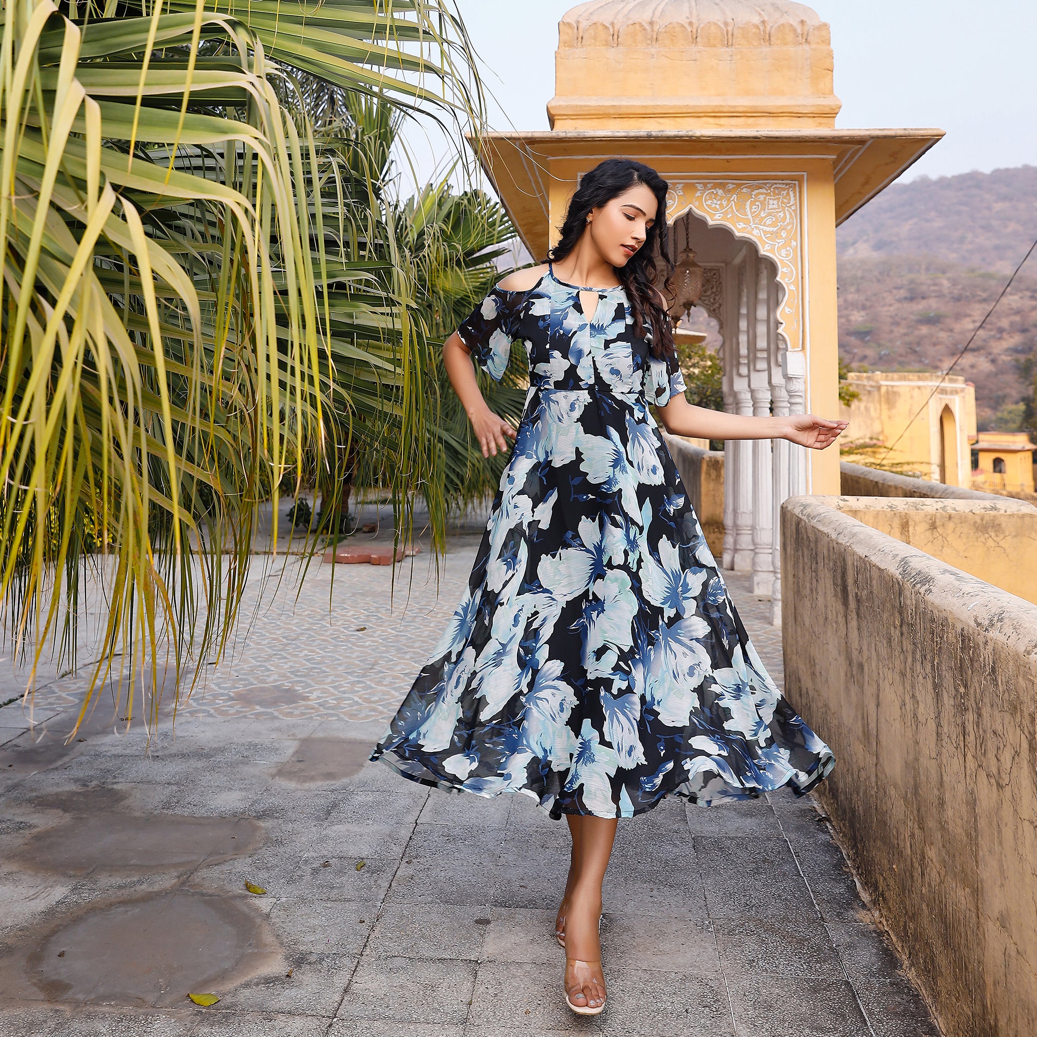 Adara Floral Maxi Dress