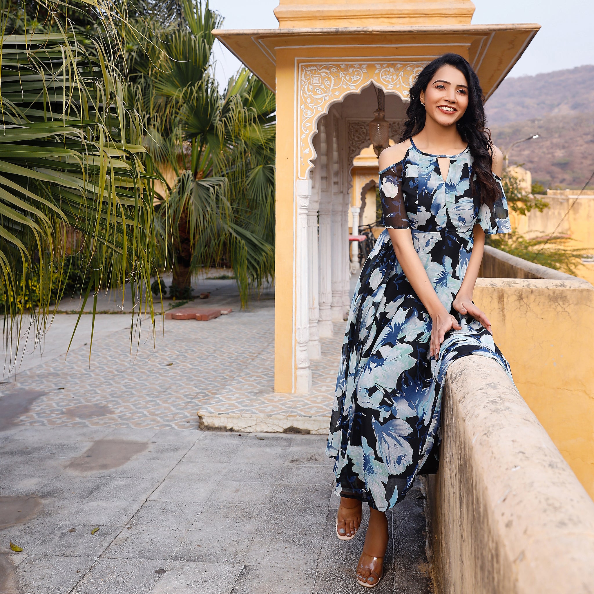 Adara Floral Maxi Dress