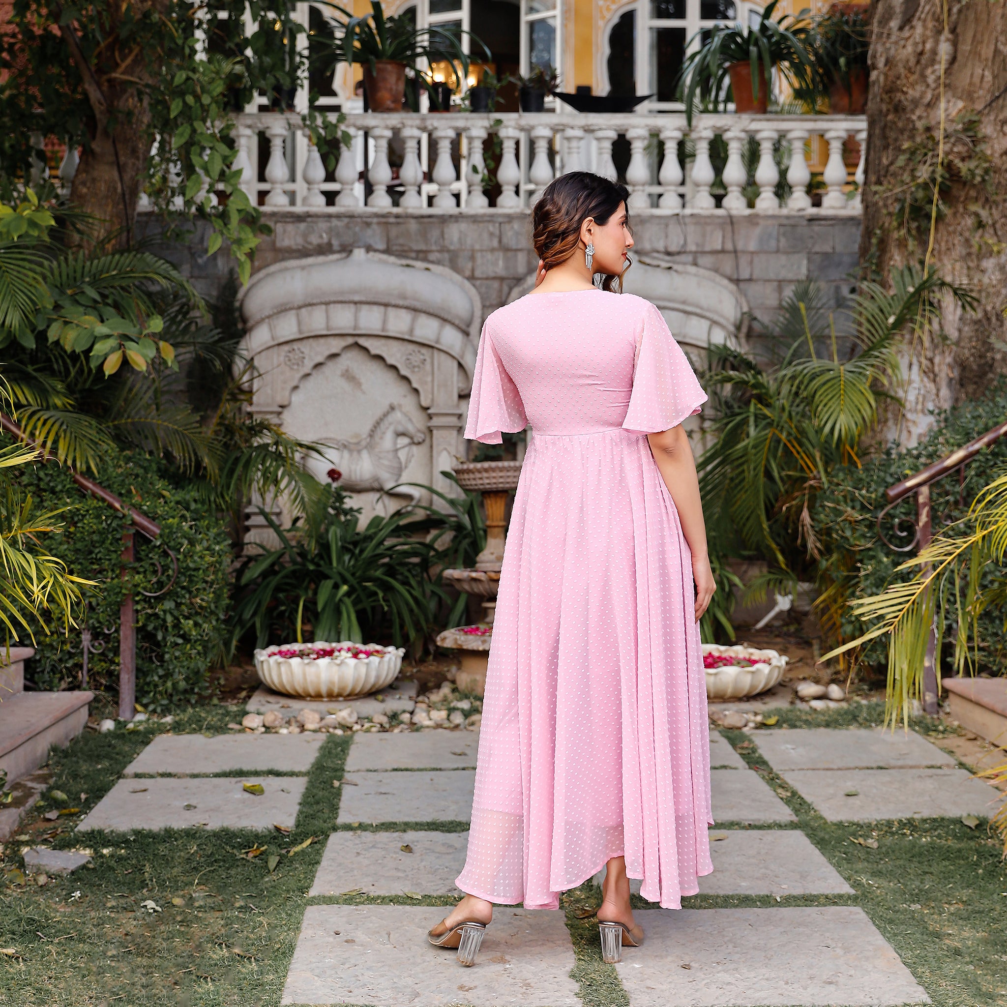 Beatrix Pink Maxi Dress