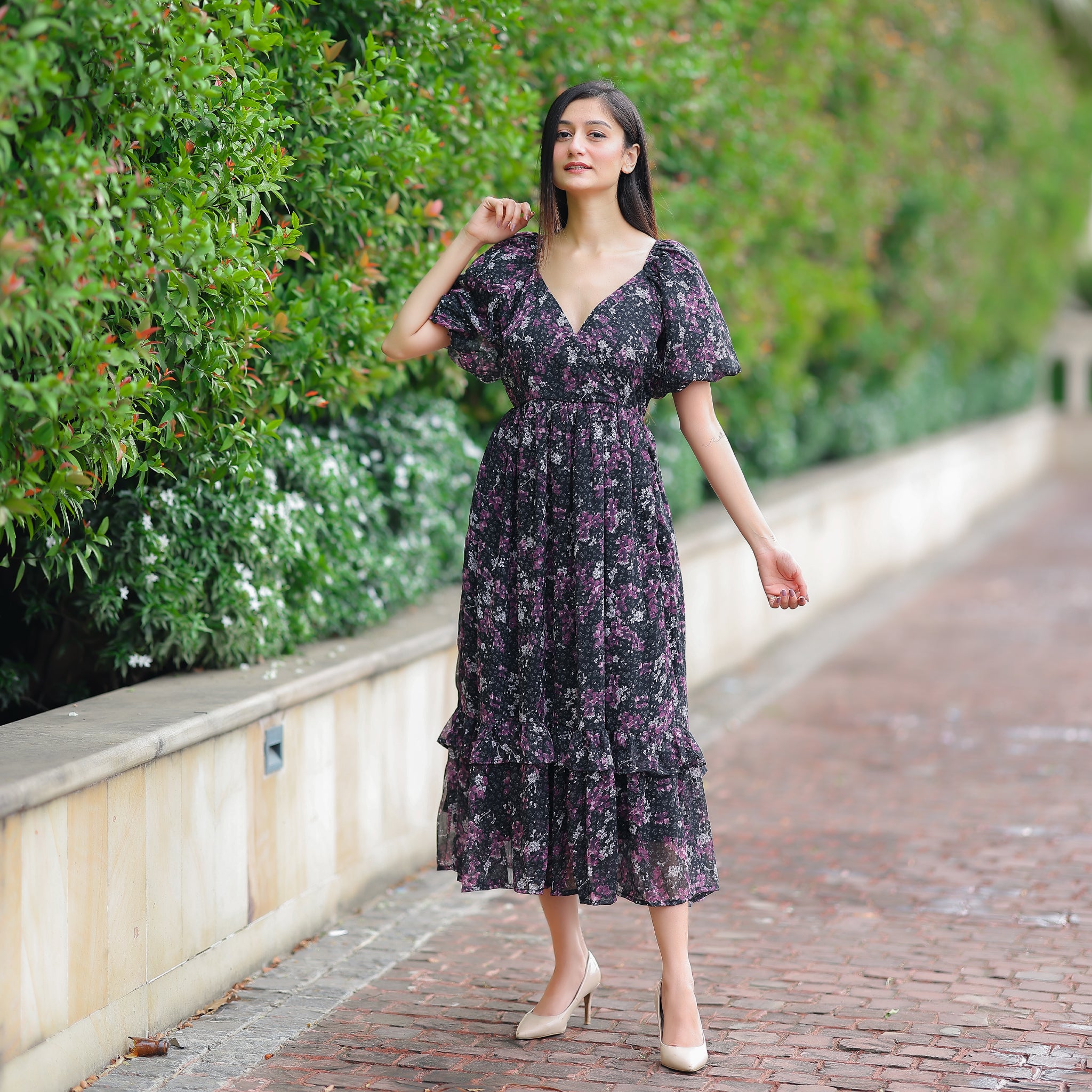 Greta Floral Maxi Dress