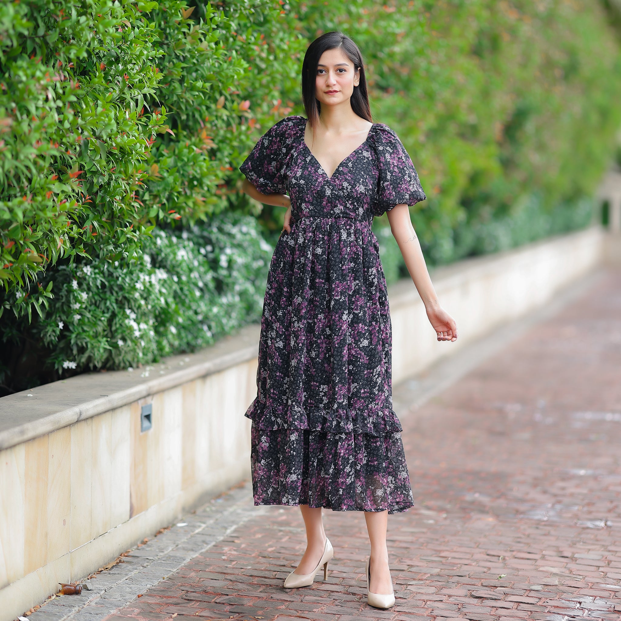 Greta Floral Maxi Dress