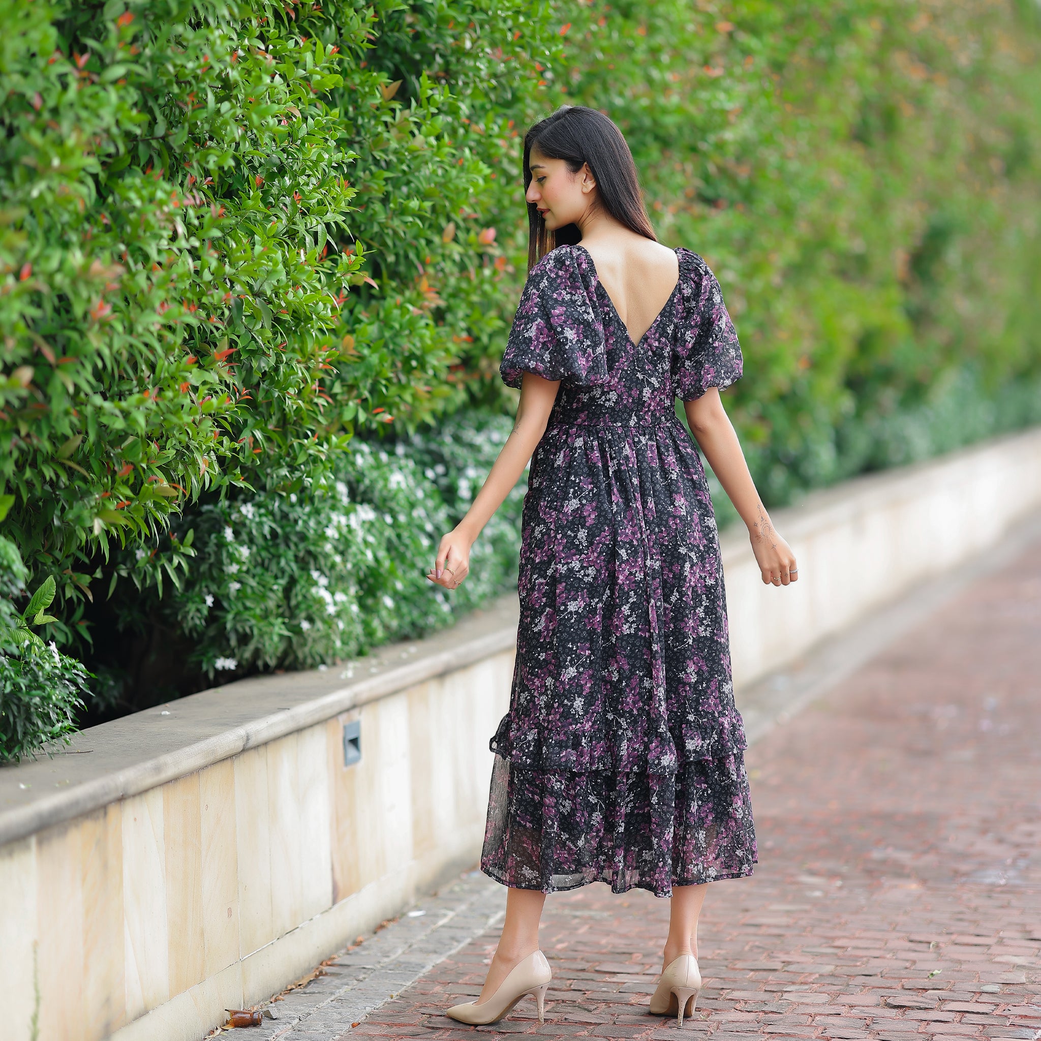 Greta Floral Maxi Dress