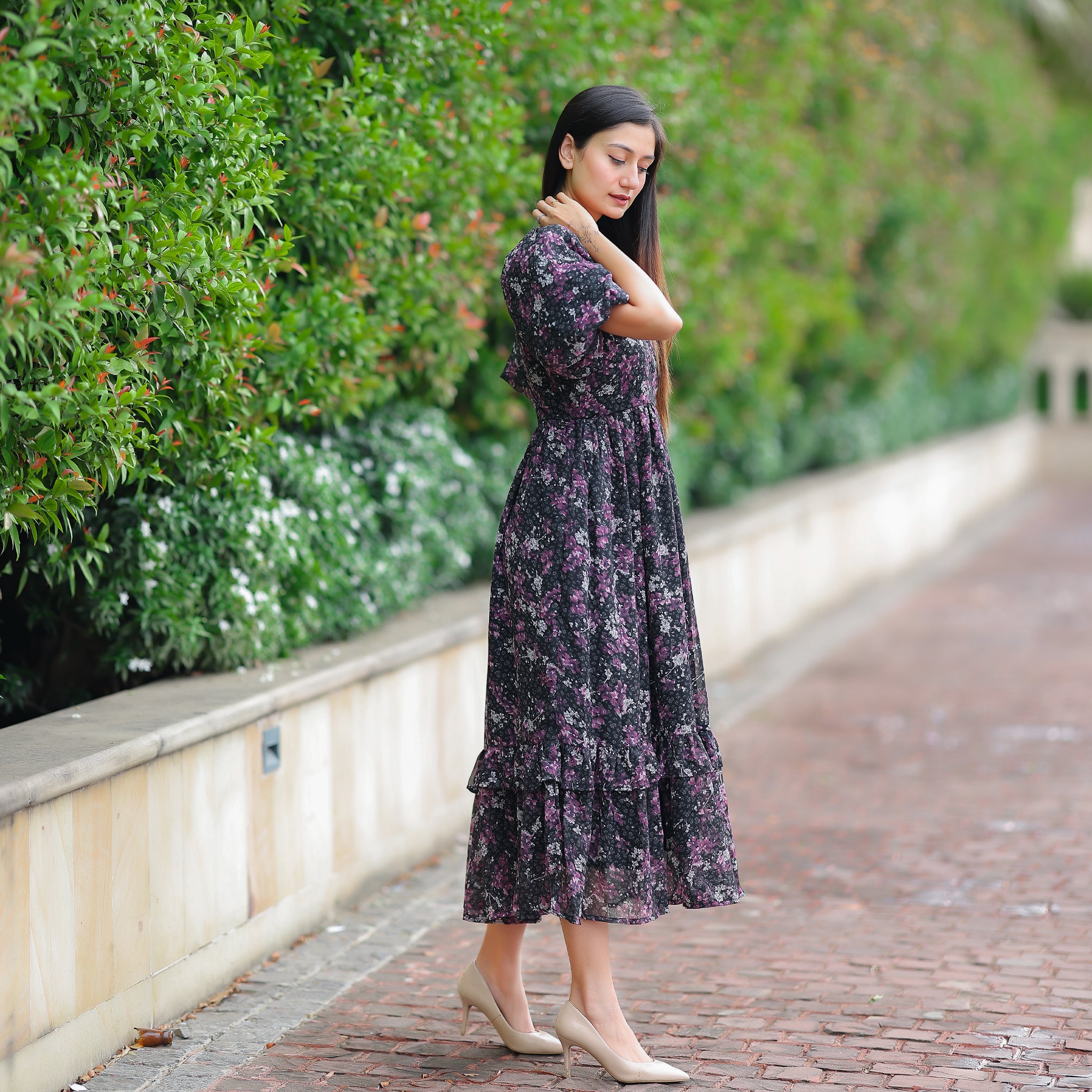Greta Floral Maxi Dress
