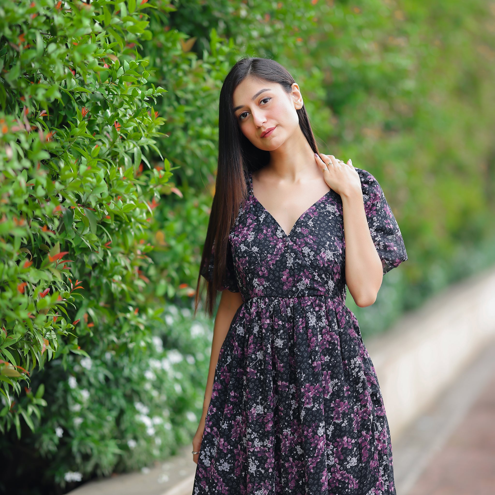 Greta Floral Maxi Dress