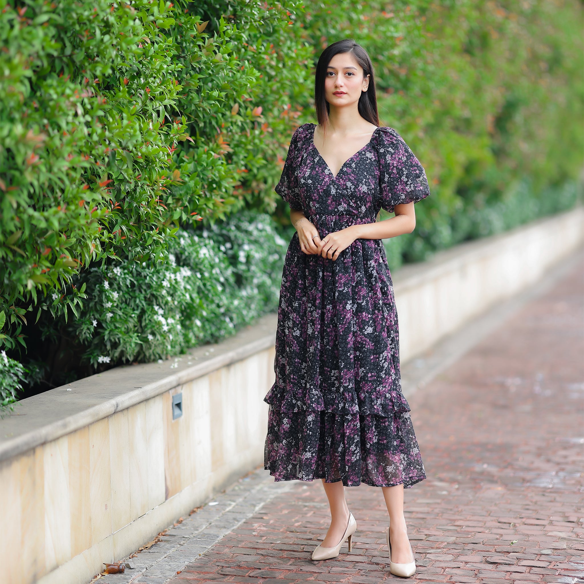 Greta Floral Maxi Dress