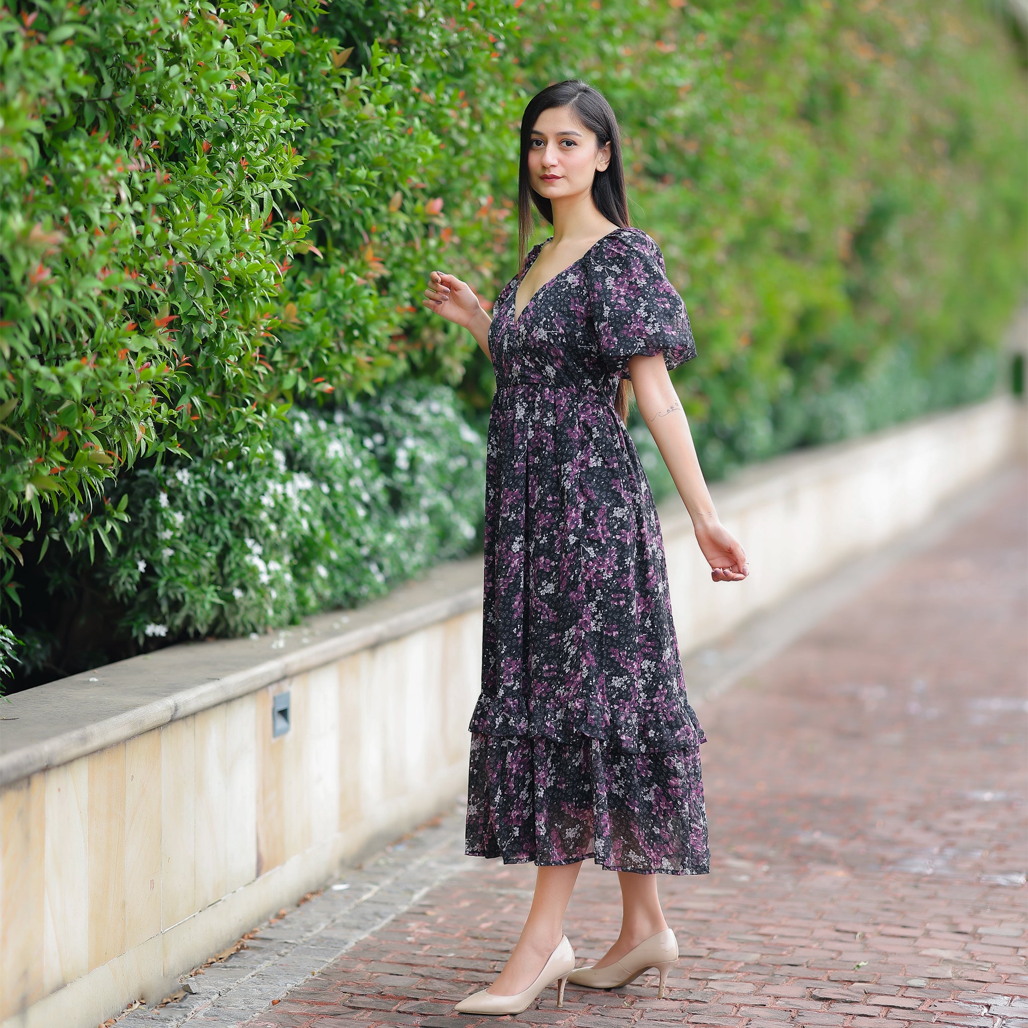Greta Floral Maxi Dress
