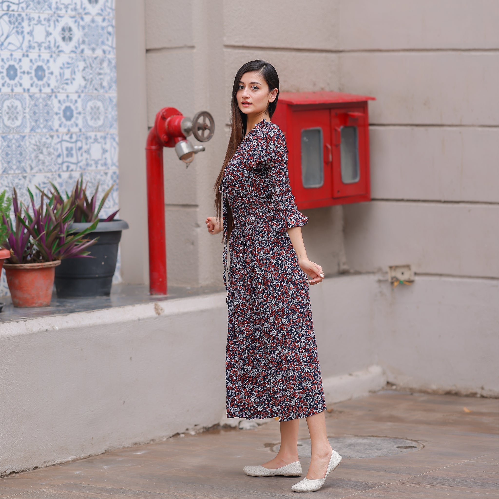 Callie Floral Maxi Dress