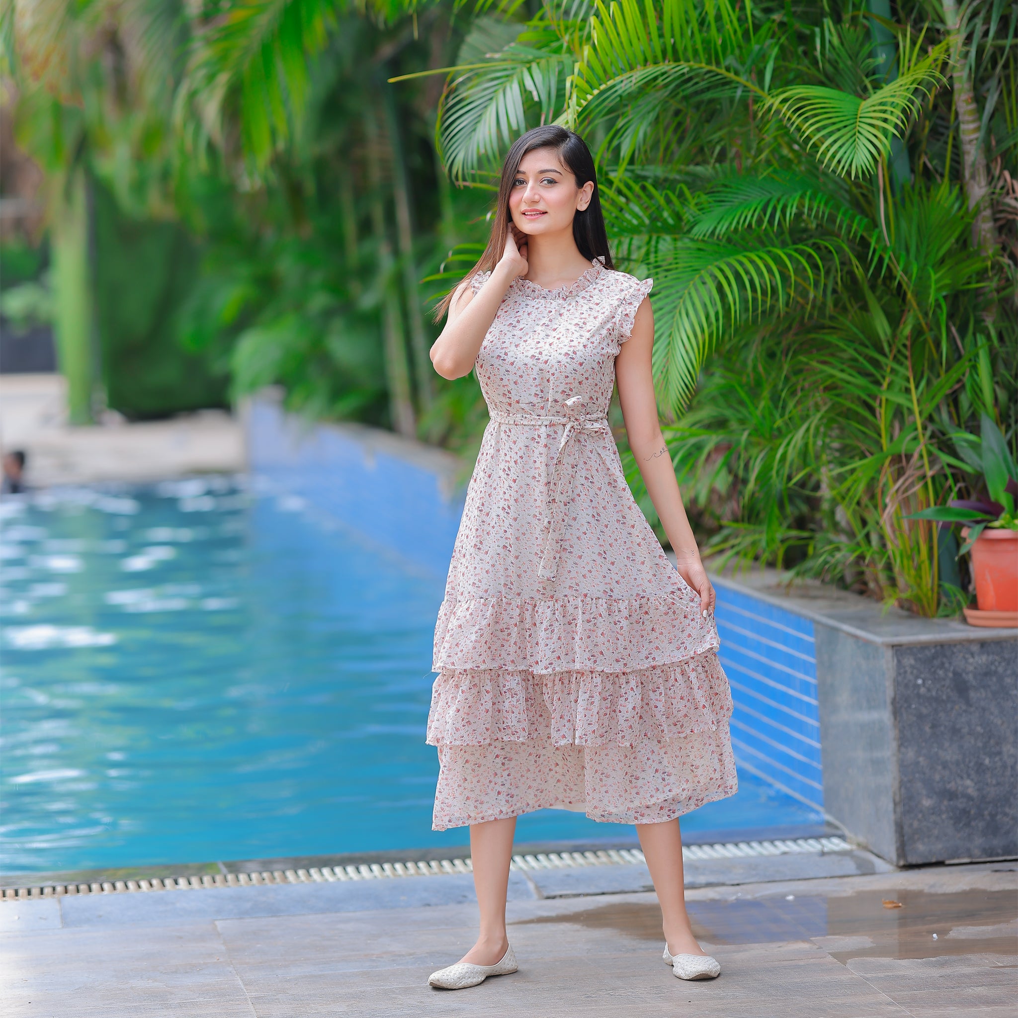 Skyler Ditsy Floral Dress