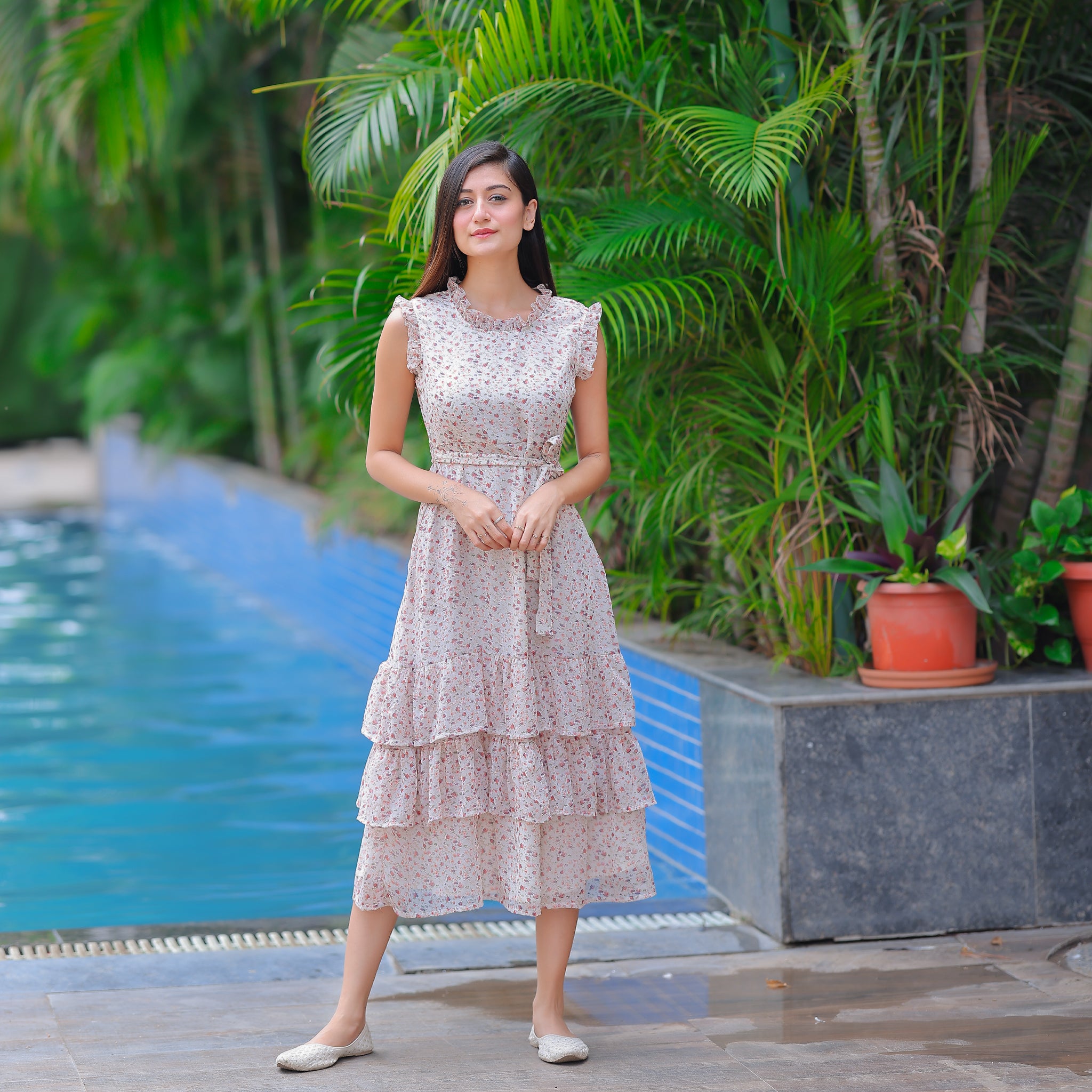 Skyler Ditsy Floral Dress