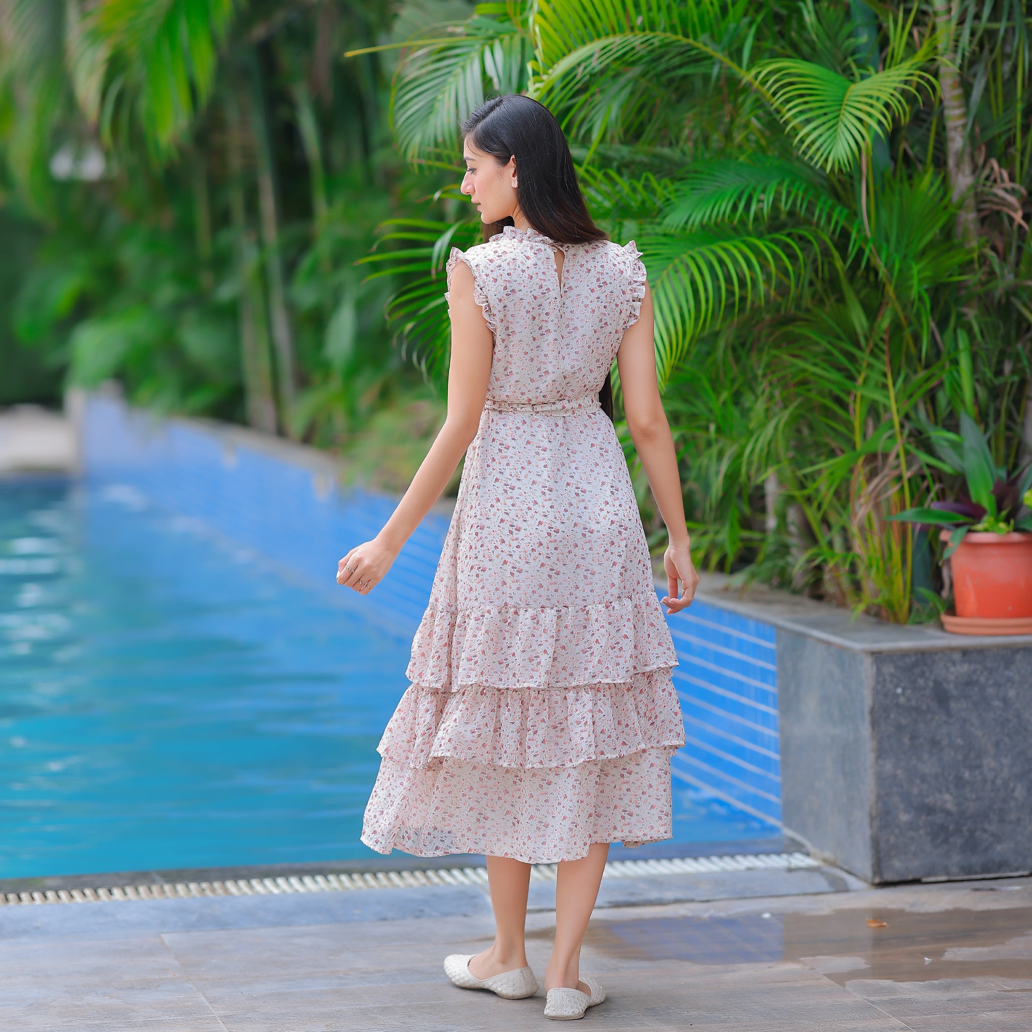 Skyler Ditsy Floral Dress