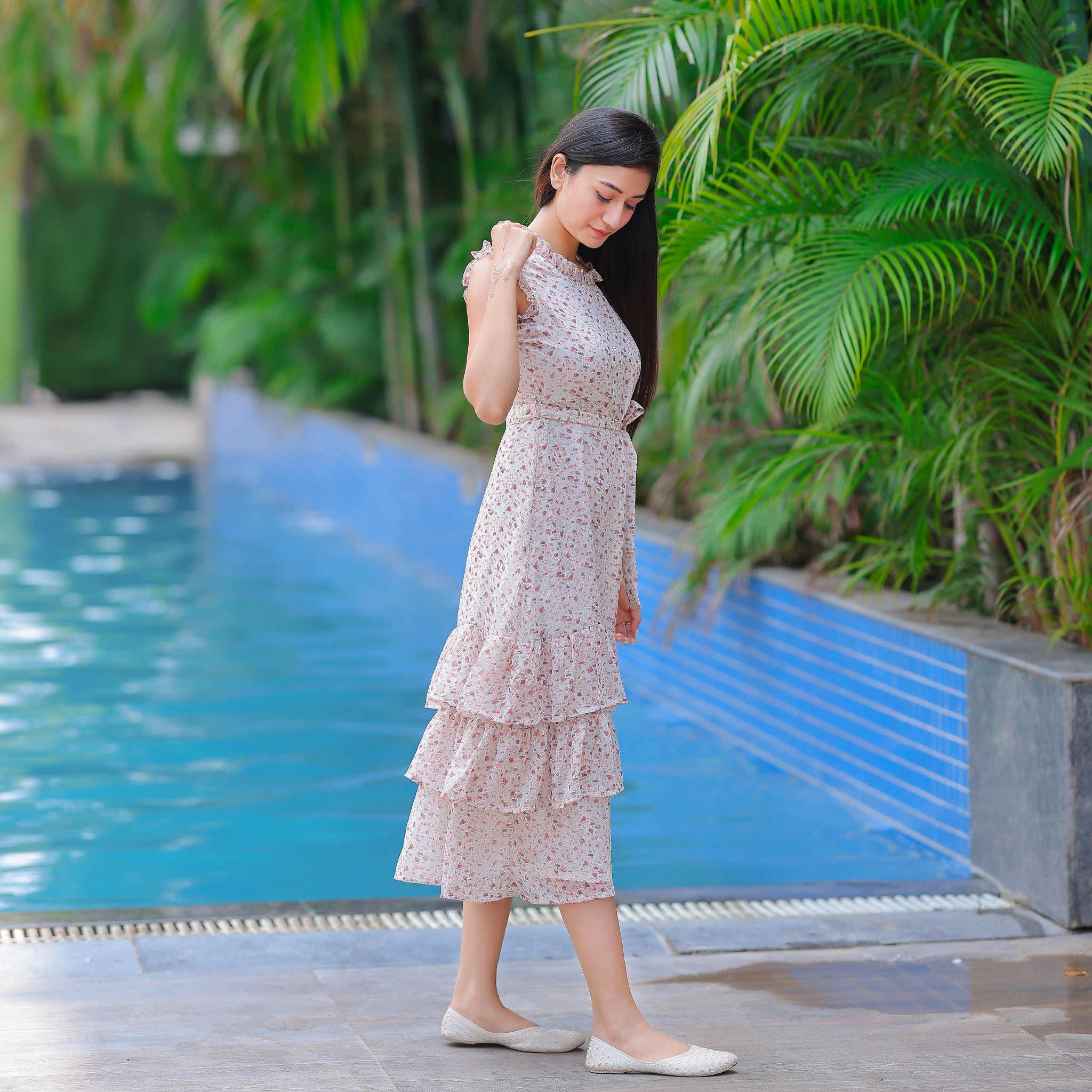 Skyler Ditsy Floral Dress